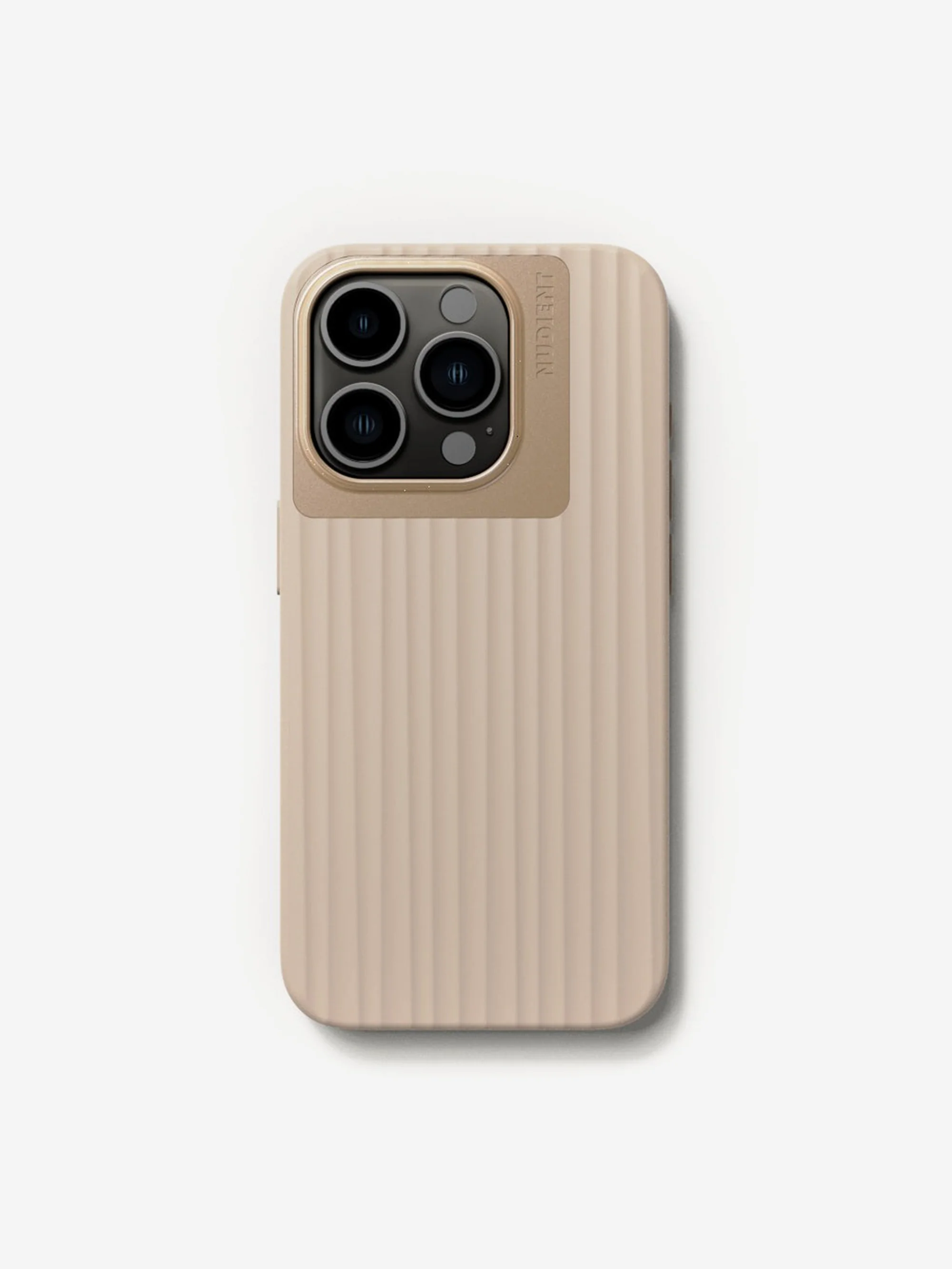 Nudient Bold Case iPhone 15 Pro (with MagSafe) - Linen Beige