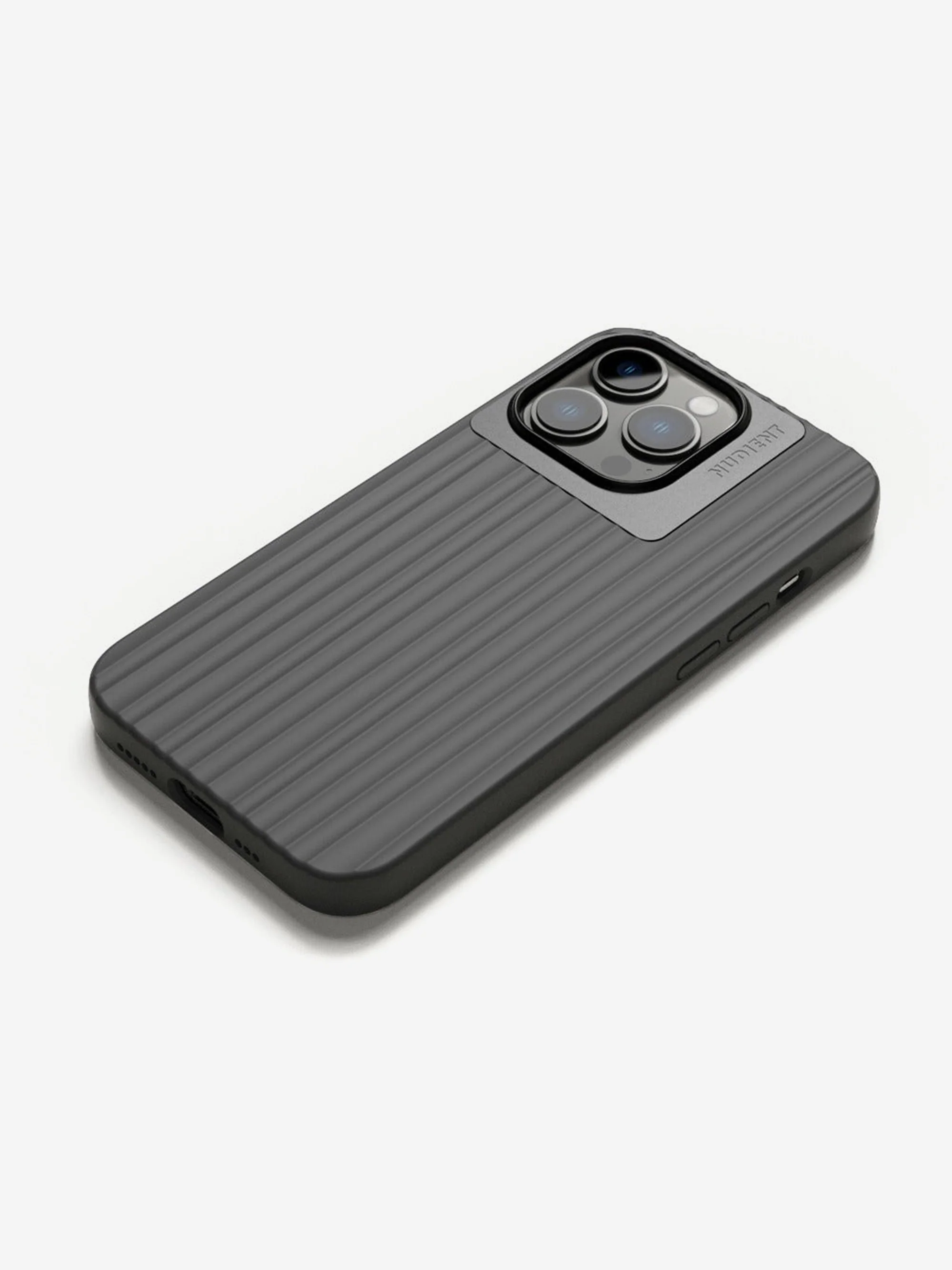 Nudient Bold Case iPhone 15 (with MagSafe) - Storm Black - Image 2