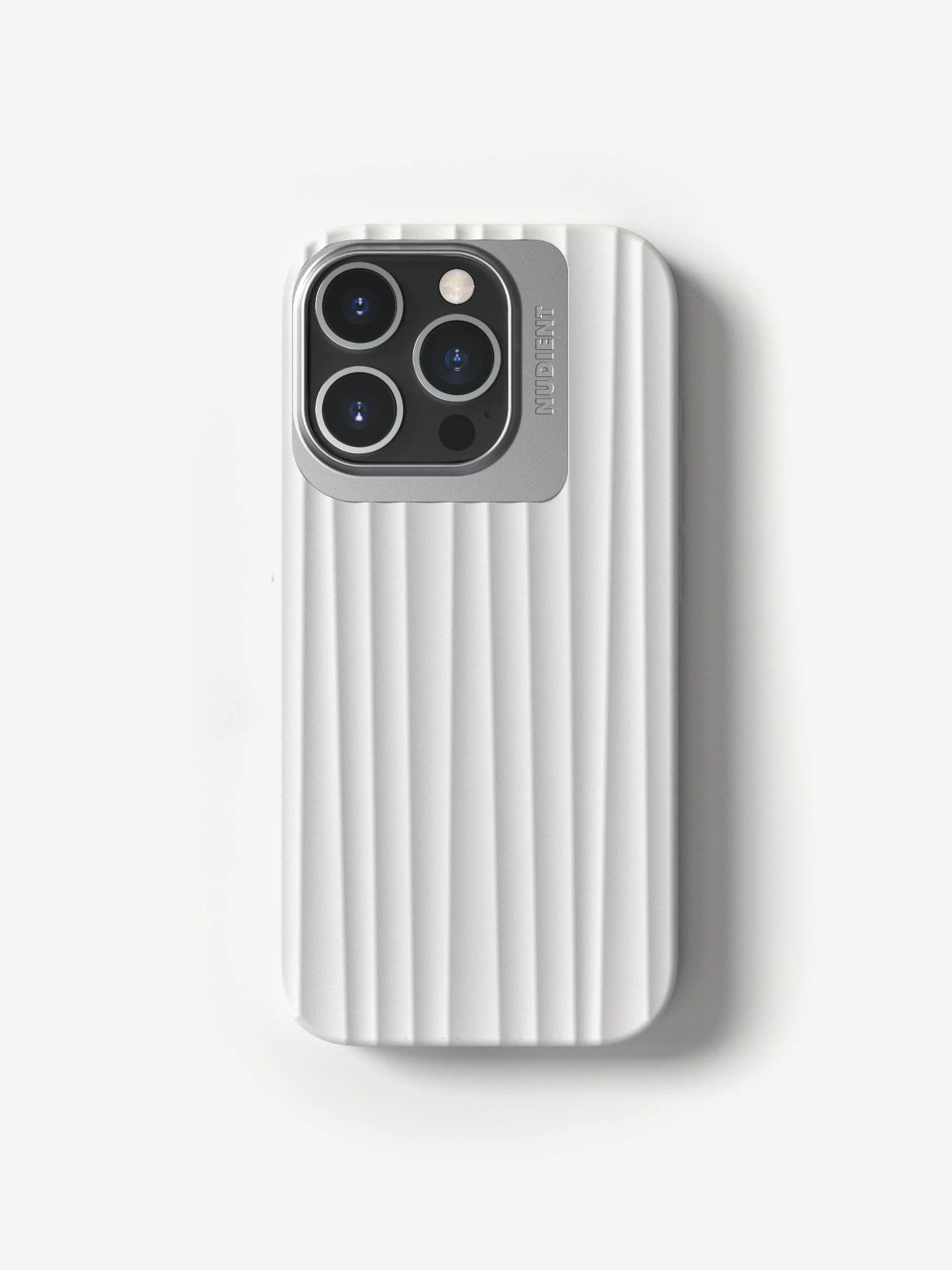 Nudient Bold Case iPhone 16 Pro - Chalk White