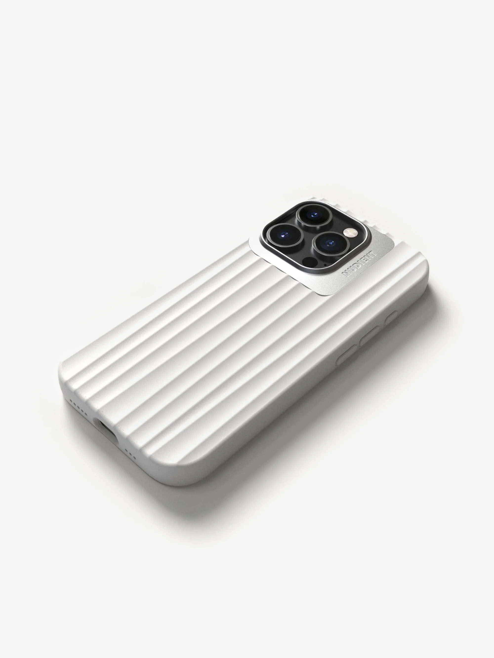 Nudient Bold Case iPhone 16 Pro - Chalk White - Image 2