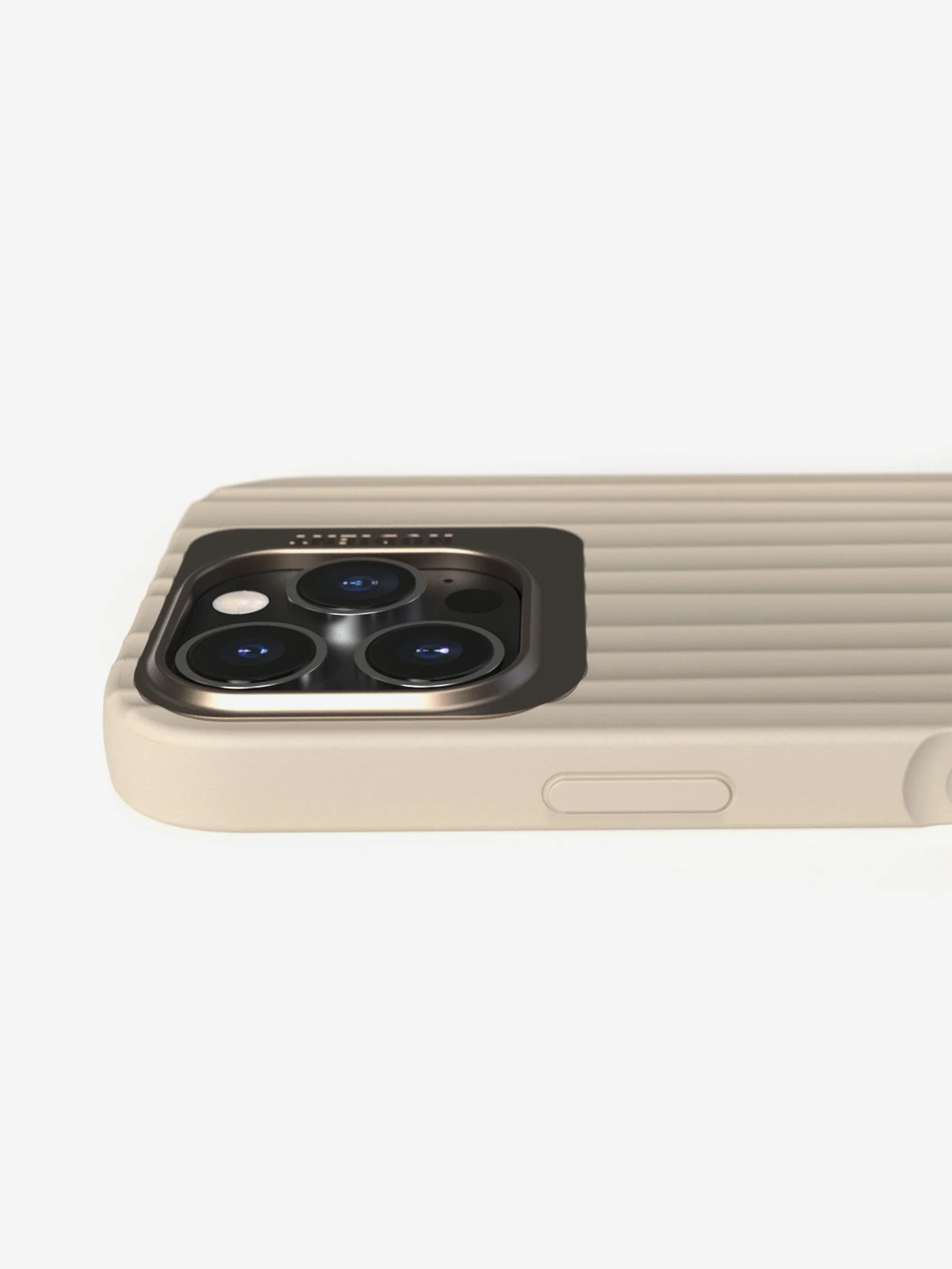 Nudient Bold Case iPhone 16 Pro - Linen Beige - Image 3