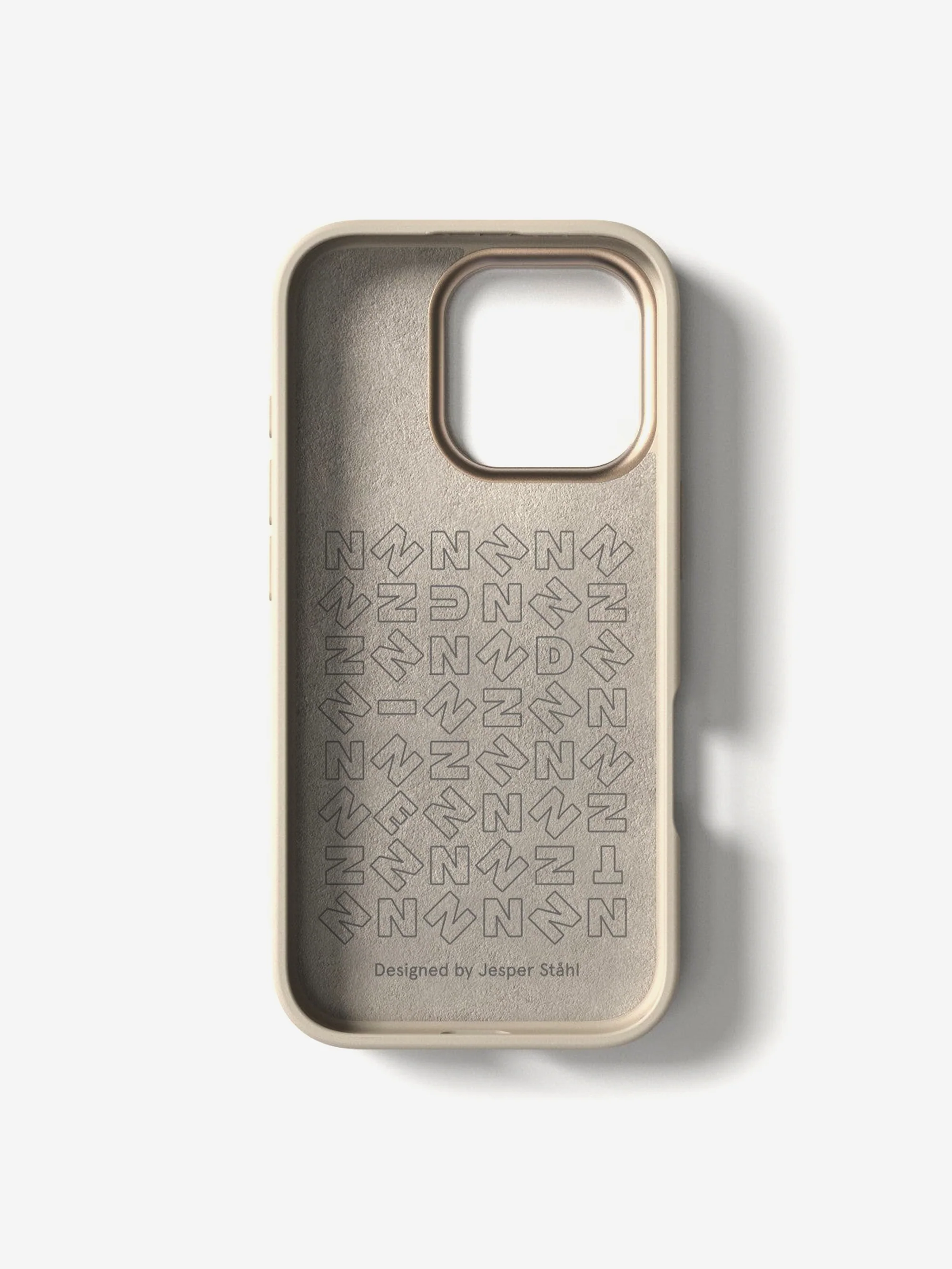 Nudient Bold Case iPhone 16 Pro - Linen Beige - Image 4