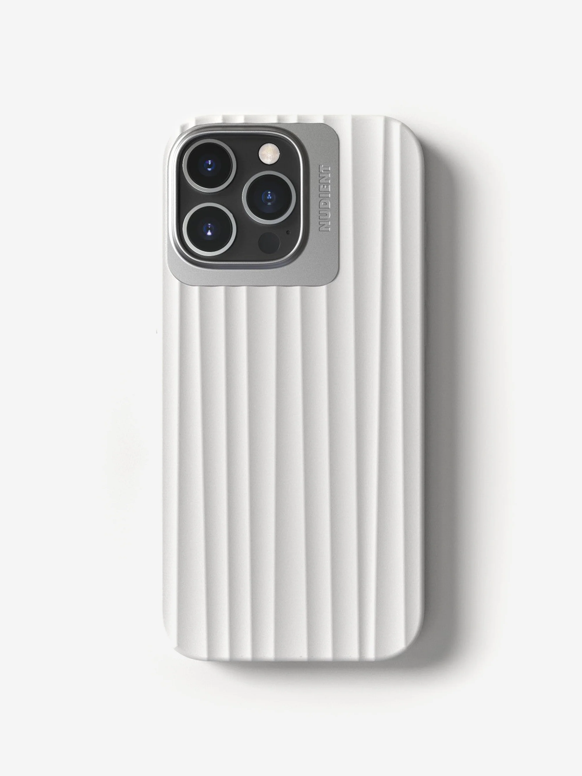 Nudient Bold Case iPhone 16 Pro Max - Chalk White