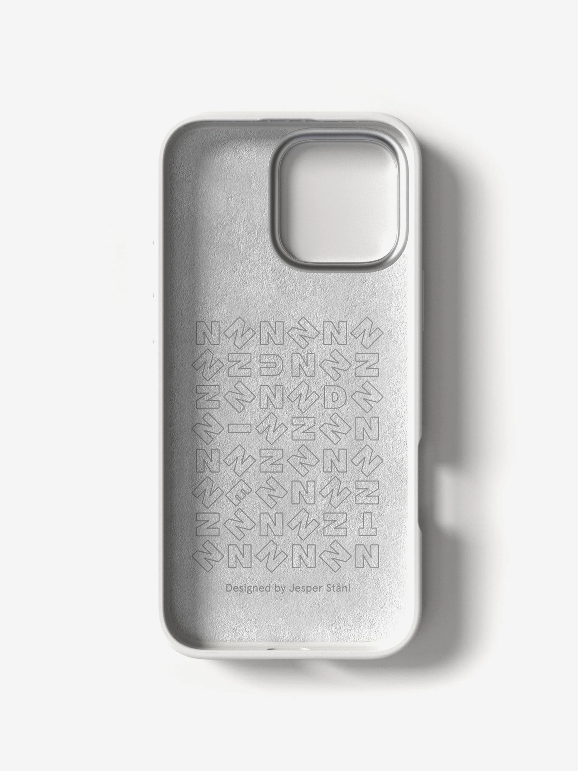 Nudient Bold Case iPhone 16 Pro Max - Chalk White - Image 3