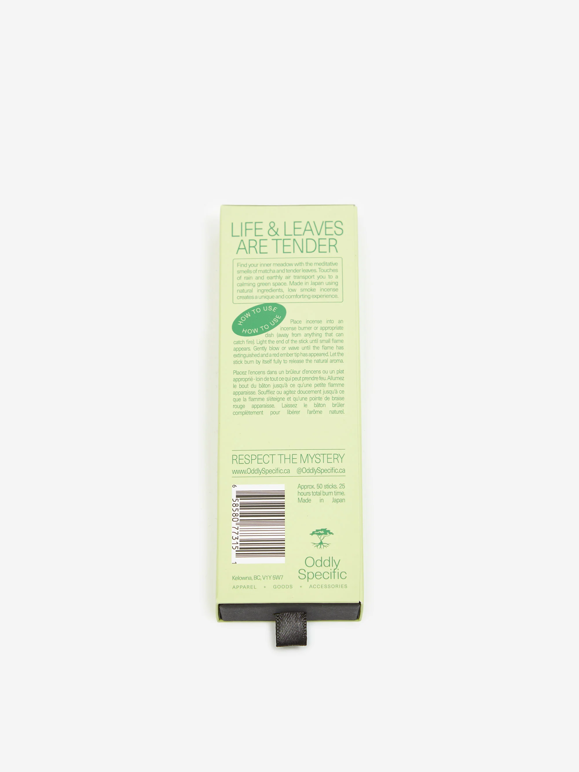 Oddly Specific Low Smoke Japanese Incense - Bonsai Garden - Image 4