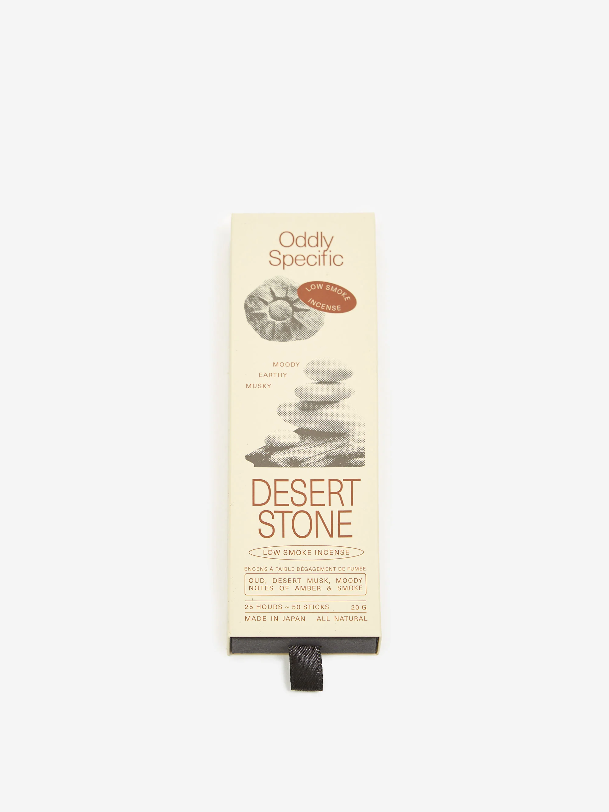 Oddly Specific Low Smoke Japanese Incense - Desert Stone