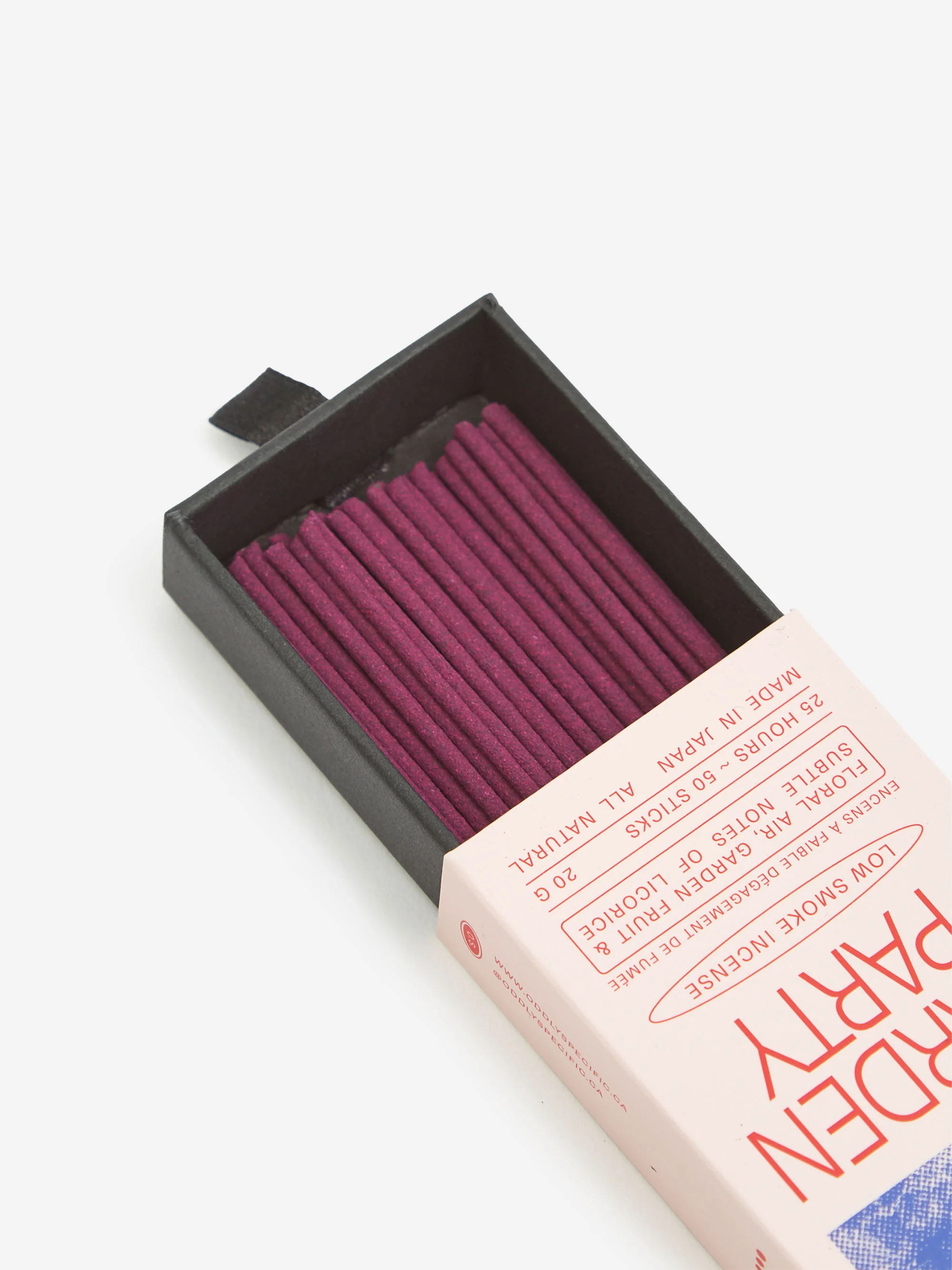 Oddly Specific Low Smoke Japanese Incense - Garden Party - Image 3