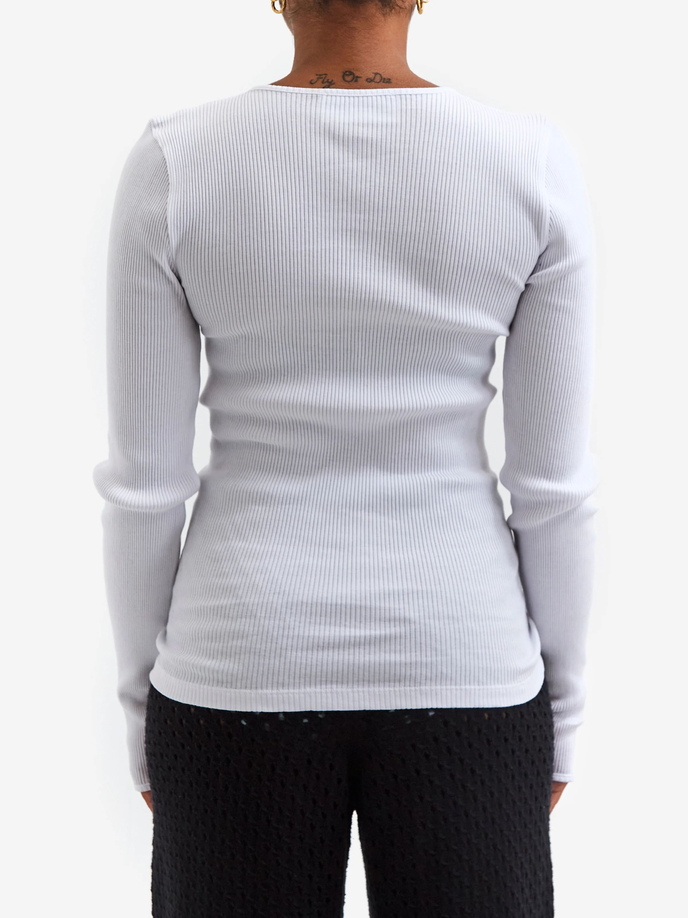 OperaSport Claire Seamless Cardigan - White - Image 3
