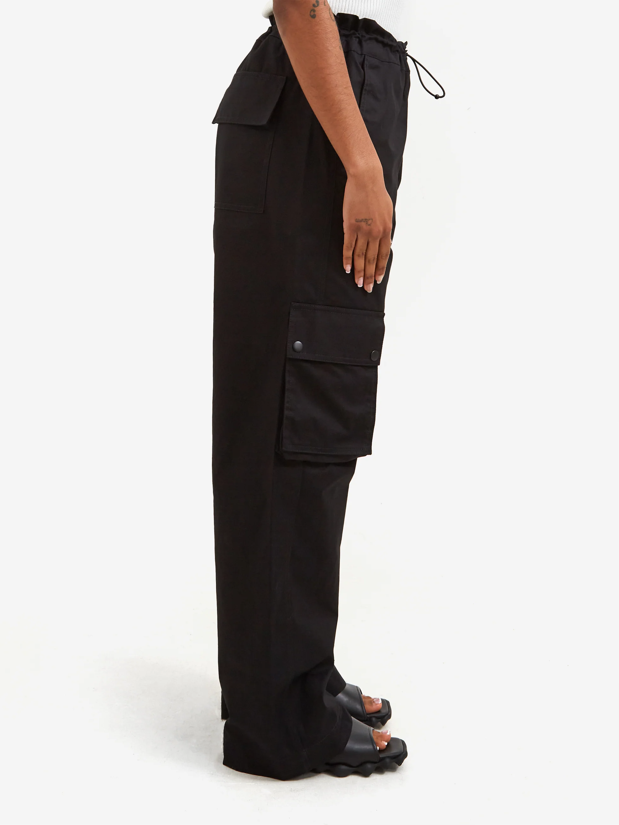 OperaSPORT Maud Cargo Pants - Black - Image 2