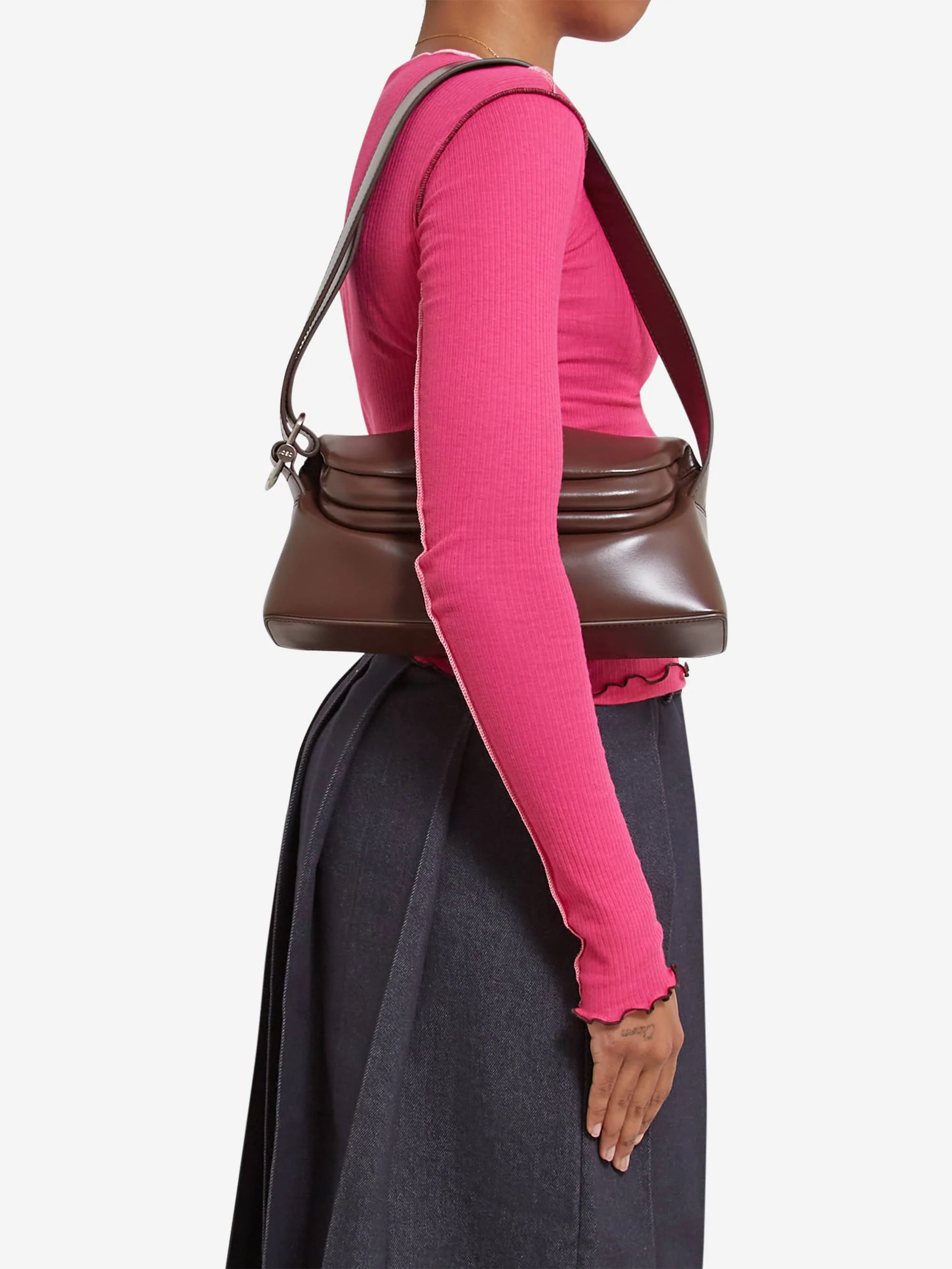 Osoi Folder Brot Bag - Chocolate Brown - Image 2