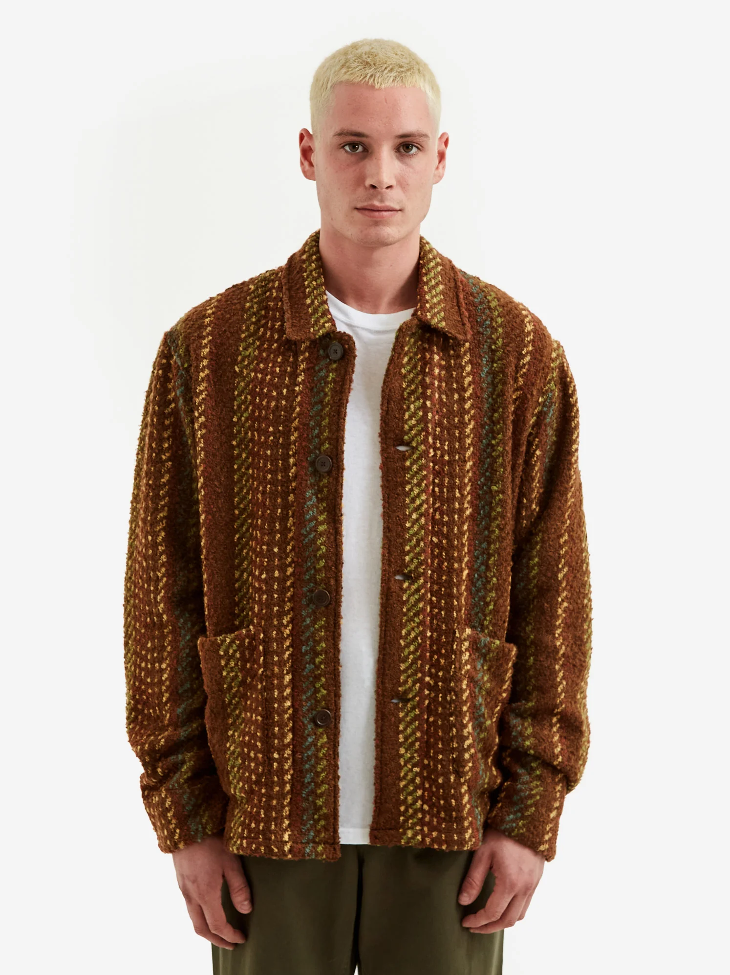 Our Legacy Archive Box Jacket - Kaleidoscope Jazz Wool - Image 5
