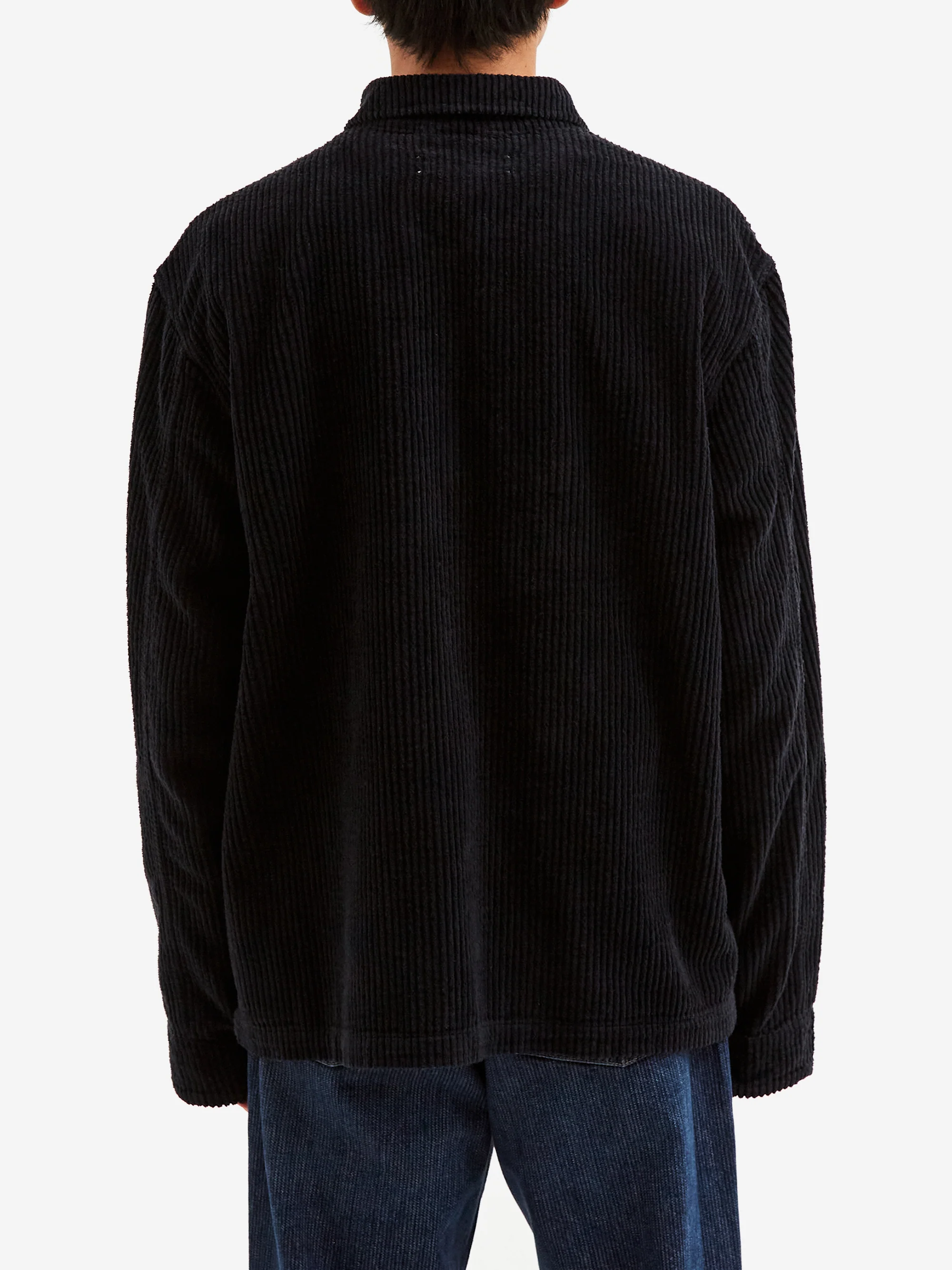 Our Legacy Archive Box Jacket - Worn Black Rustic Cord - Image 6