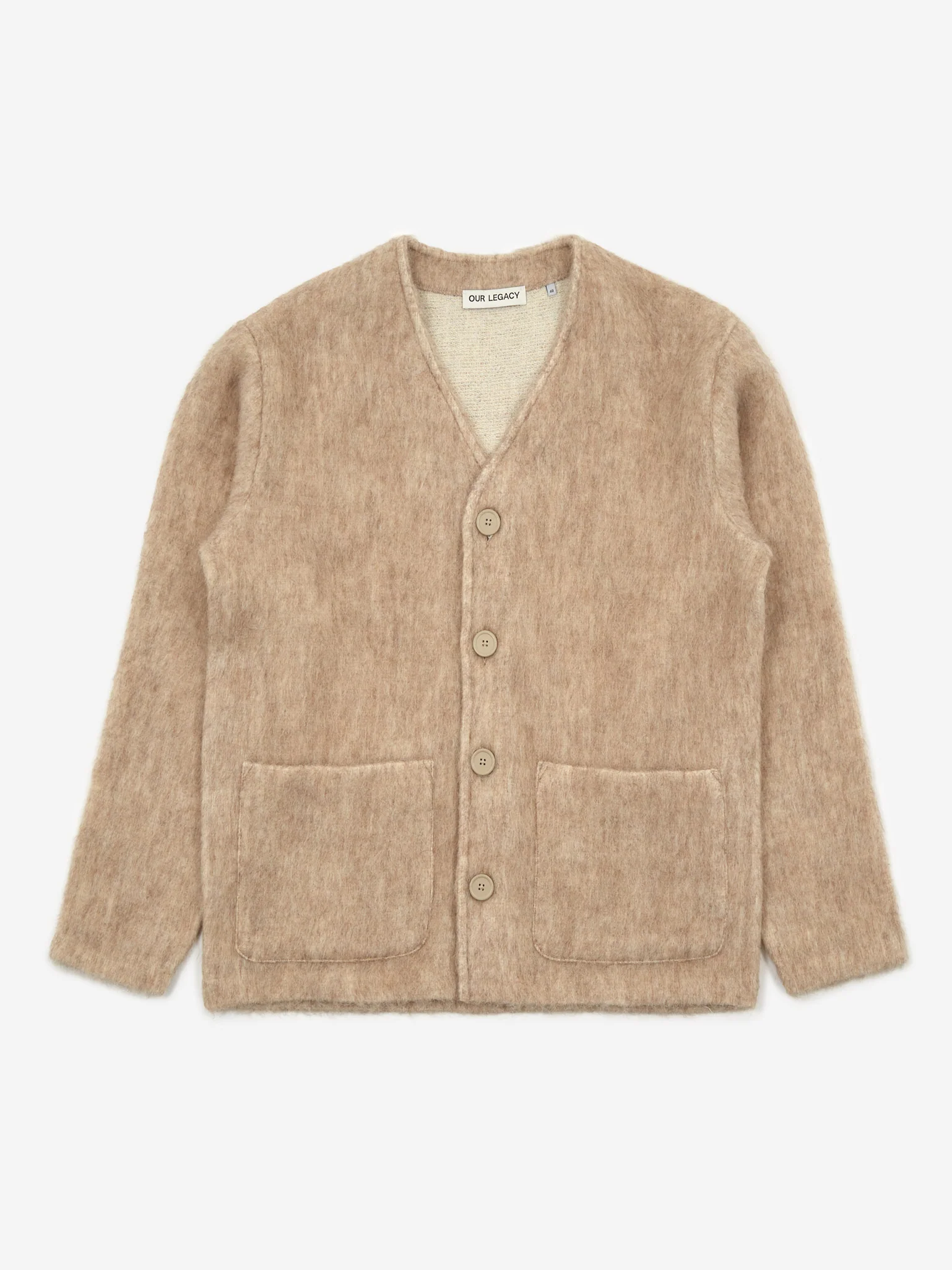Our Legacy Cardigan - Antique White Mohair