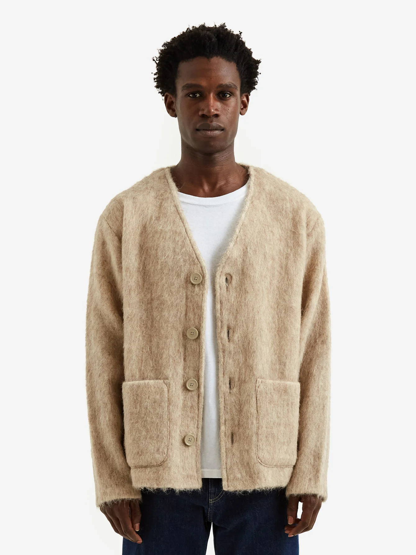 Our Legacy Cardigan - Antique White Mohair - Image 6
