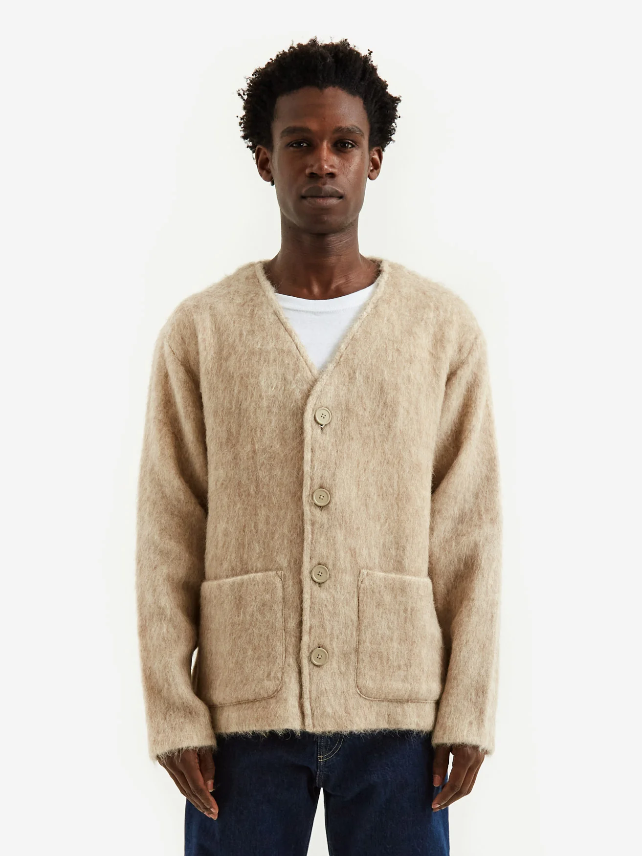Our Legacy Cardigan - Antique White Mohair - Image 8