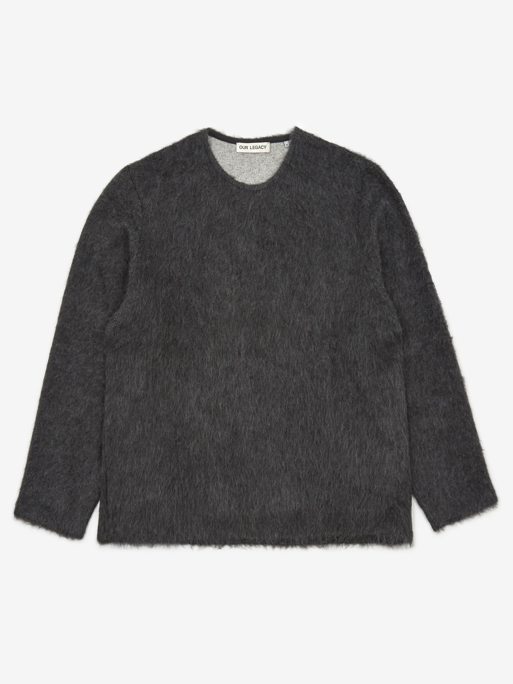 Our Legacy Double Lock U Neck - Ash Grey Alpaca