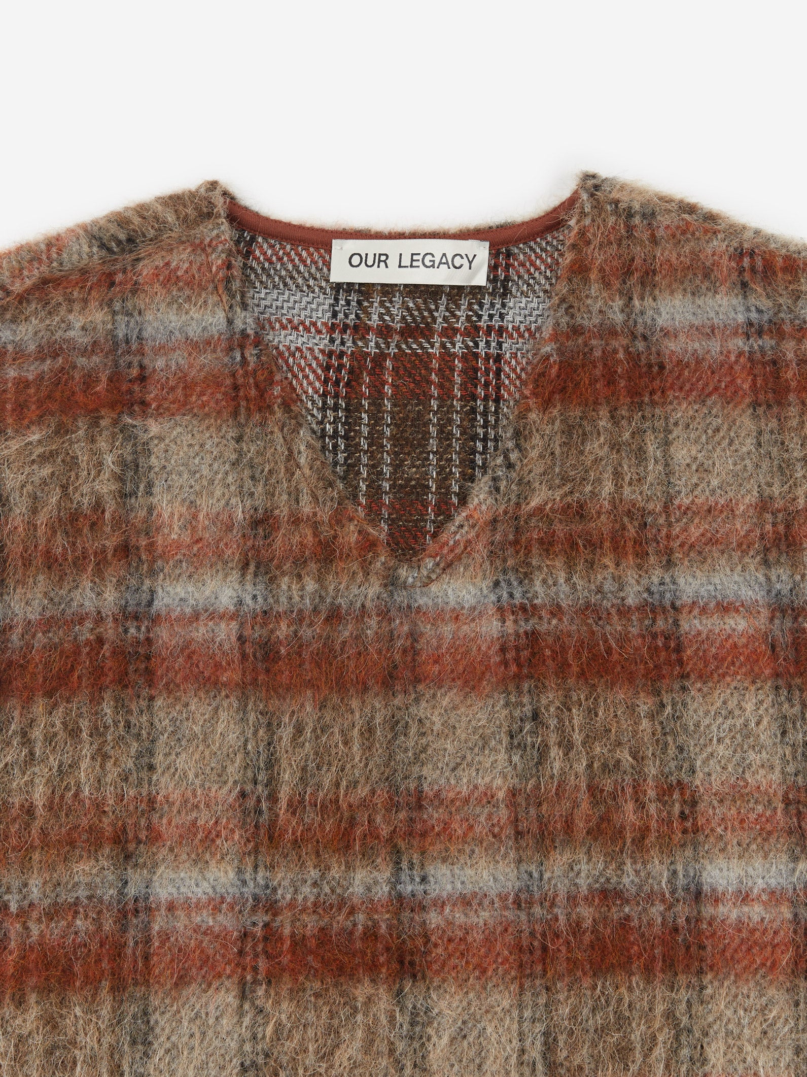 Our Legacy Double Lock Vest - Ament Check Mohair - Image 2