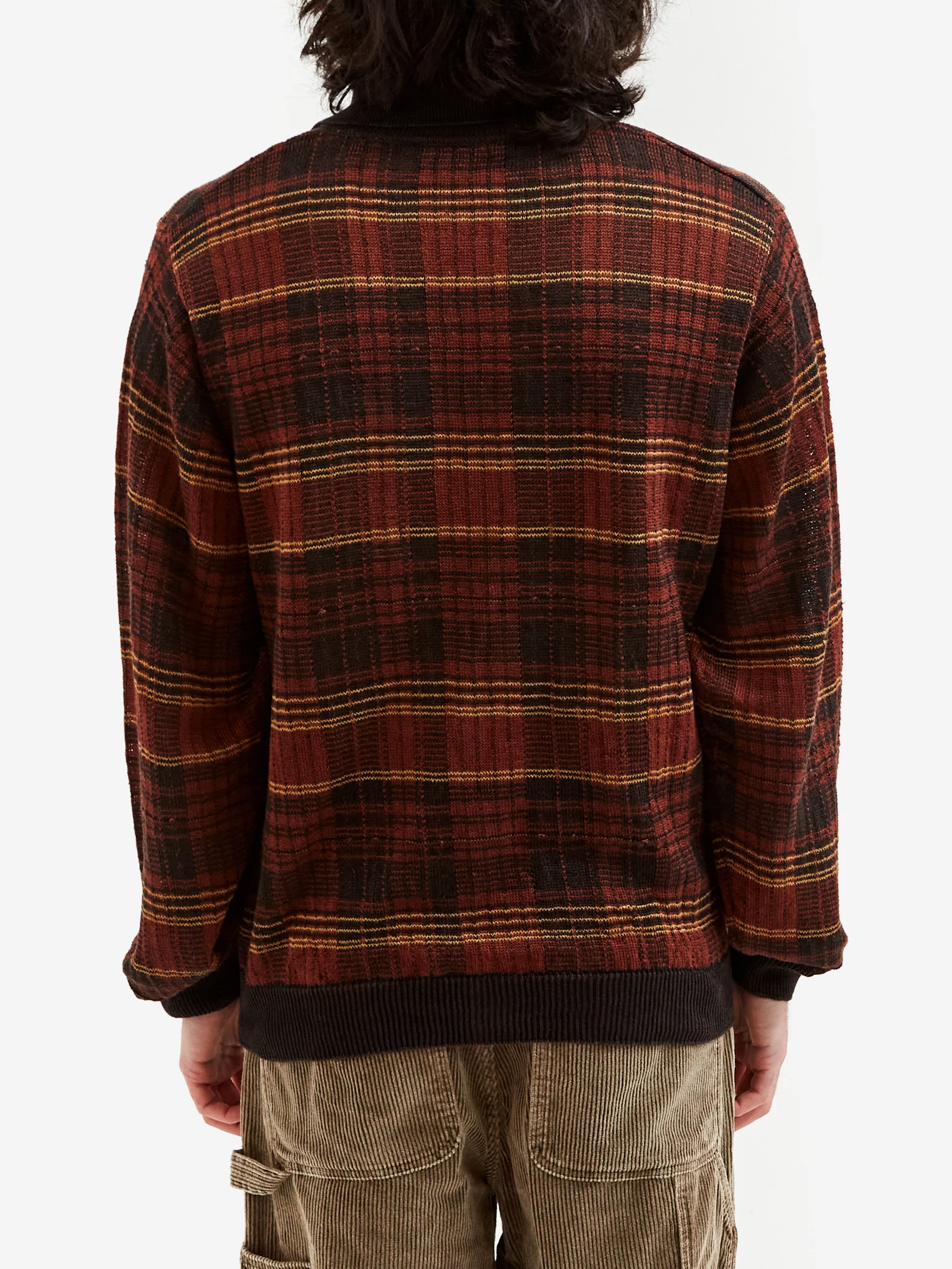 Our Legacy Evening Polo - Rust Geezer Check - Image 6