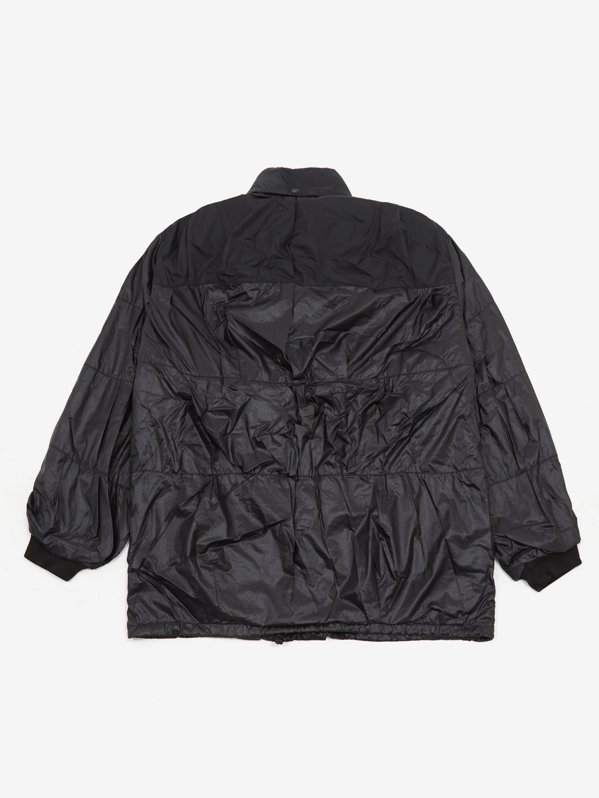 Our Legacy Exhaust Puffa - Black Rubberized Nylon - Image 4