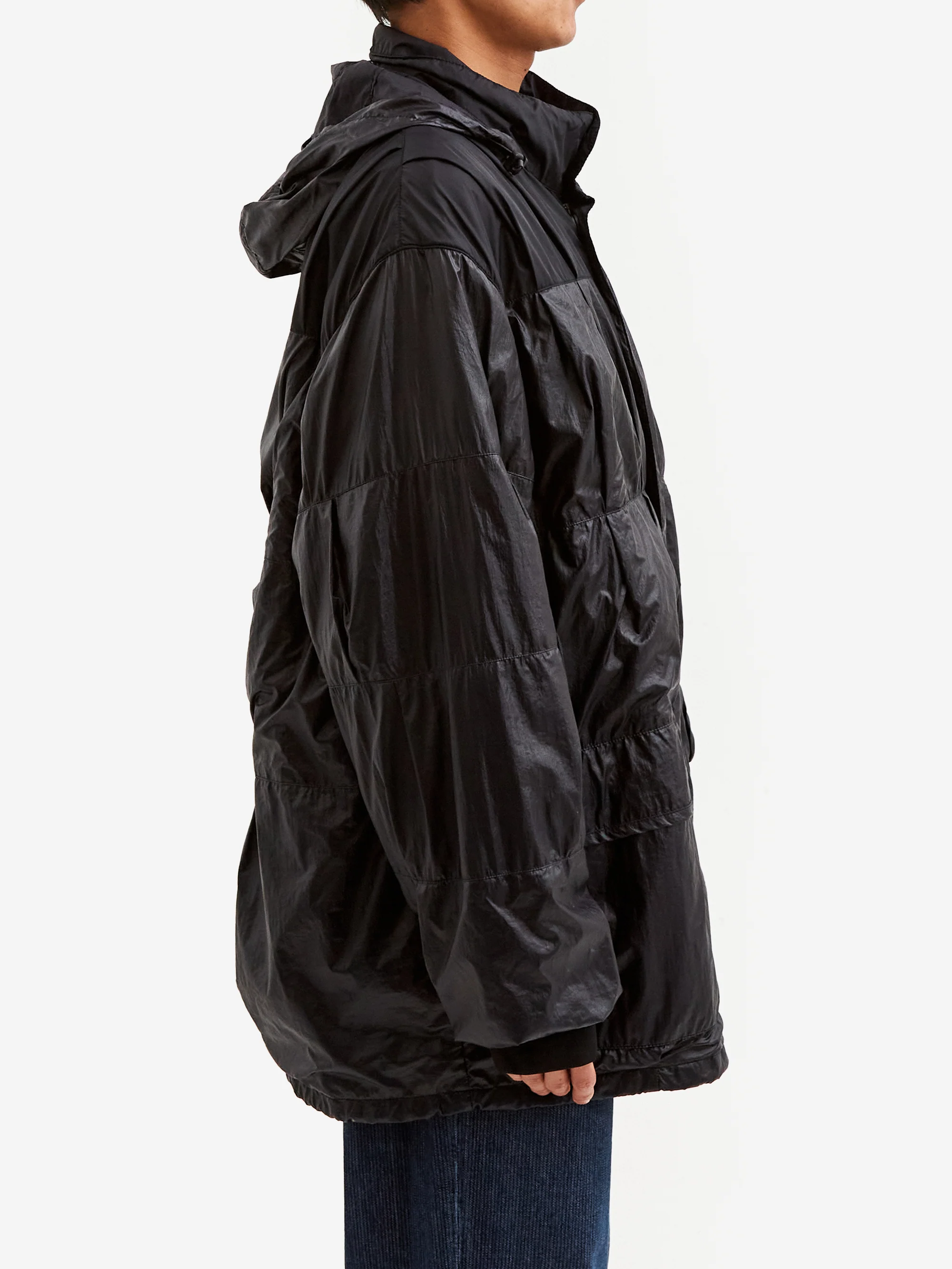 Our Legacy Exhaust Puffa - Black Rubberized Nylon - Image 5