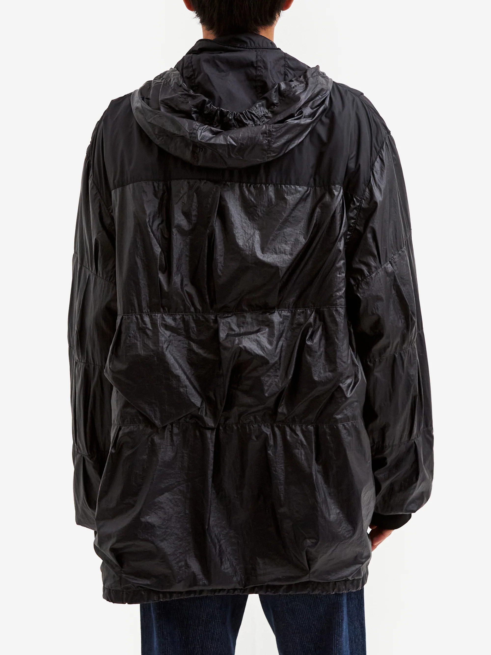 Our Legacy Exhaust Puffa - Black Rubberized Nylon - Image 6