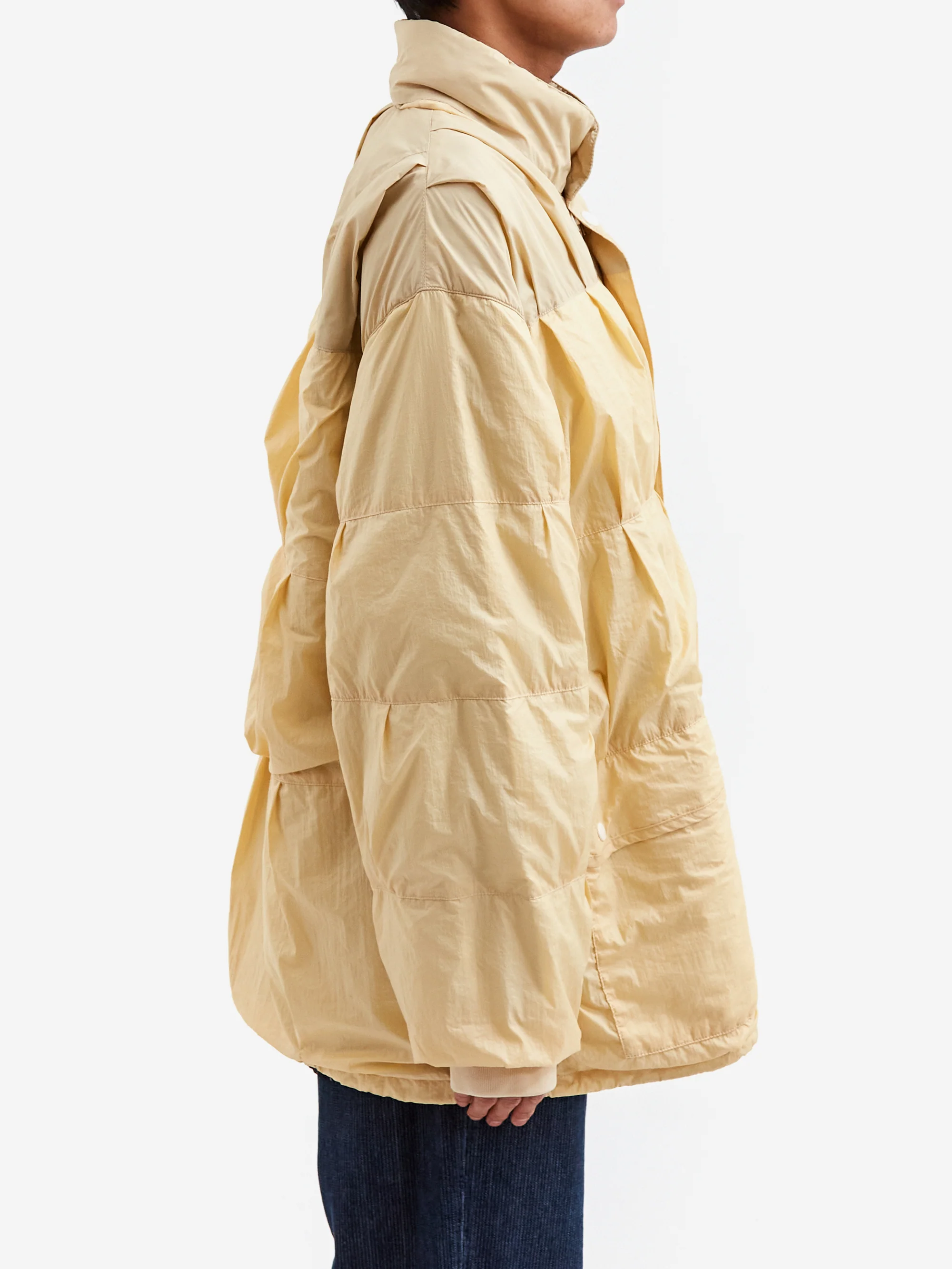 Our Legacy Exhaust Puffa - Cream Rubberized Nylon - Image 5
