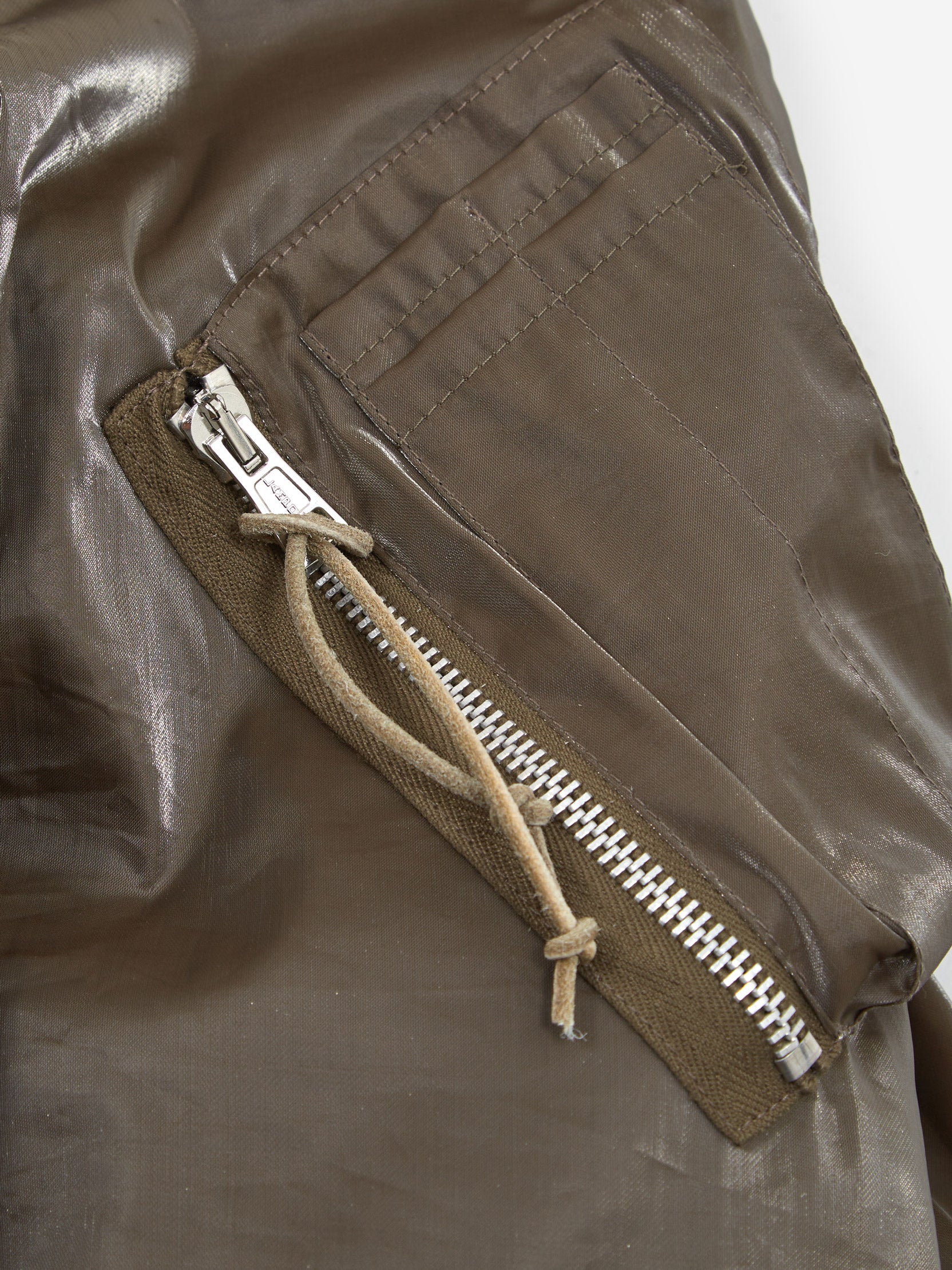 Our Legacy Glyptodon Bomber - Army Green Shimmer Tech - Image 6