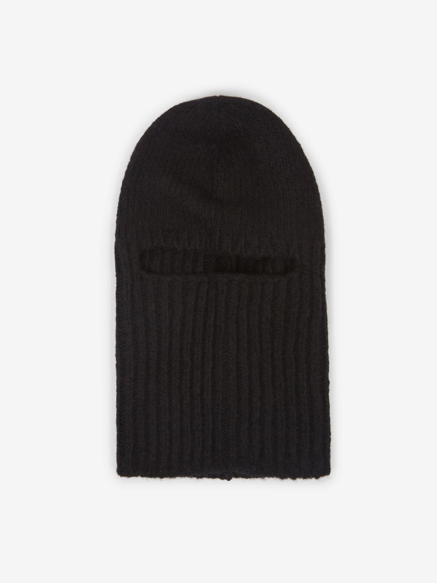 Our Legacy Knitted Balaclava - Black Chunky Merino