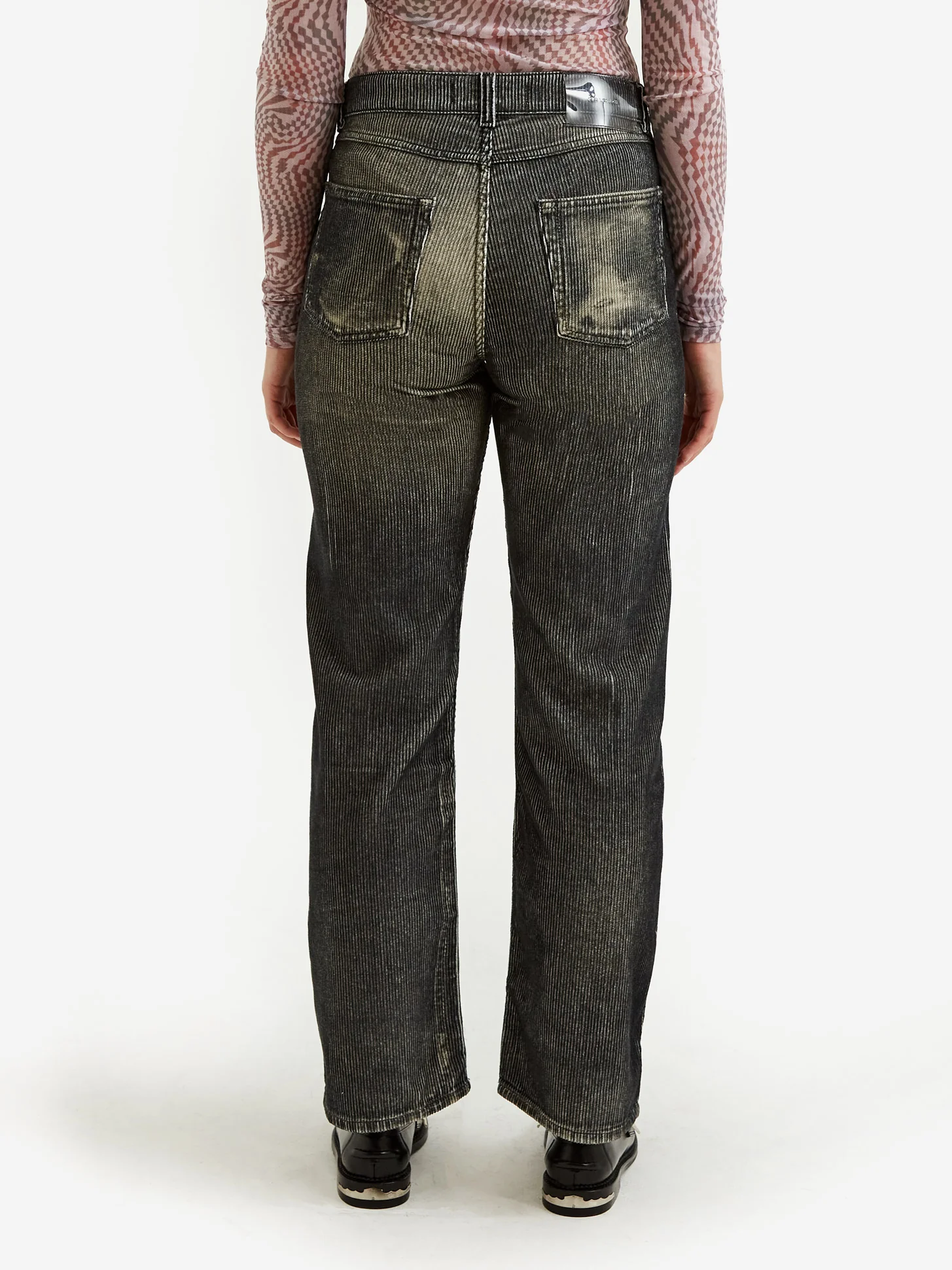 Our Legacy Linear Cut Cord Trouser - Digital Dark - Image 4