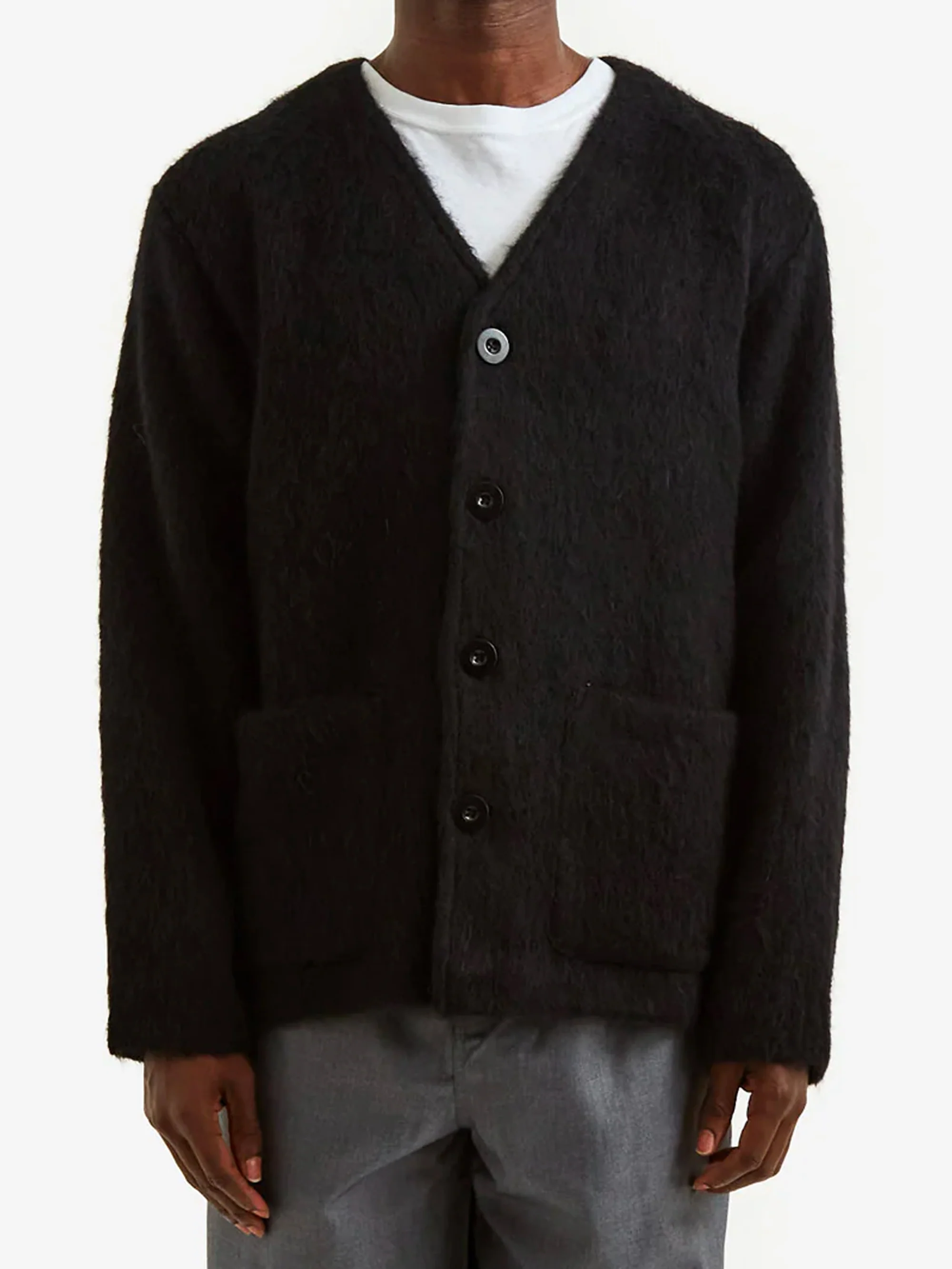 Our Legacy Mohair Cardigan - Black - Image 2
