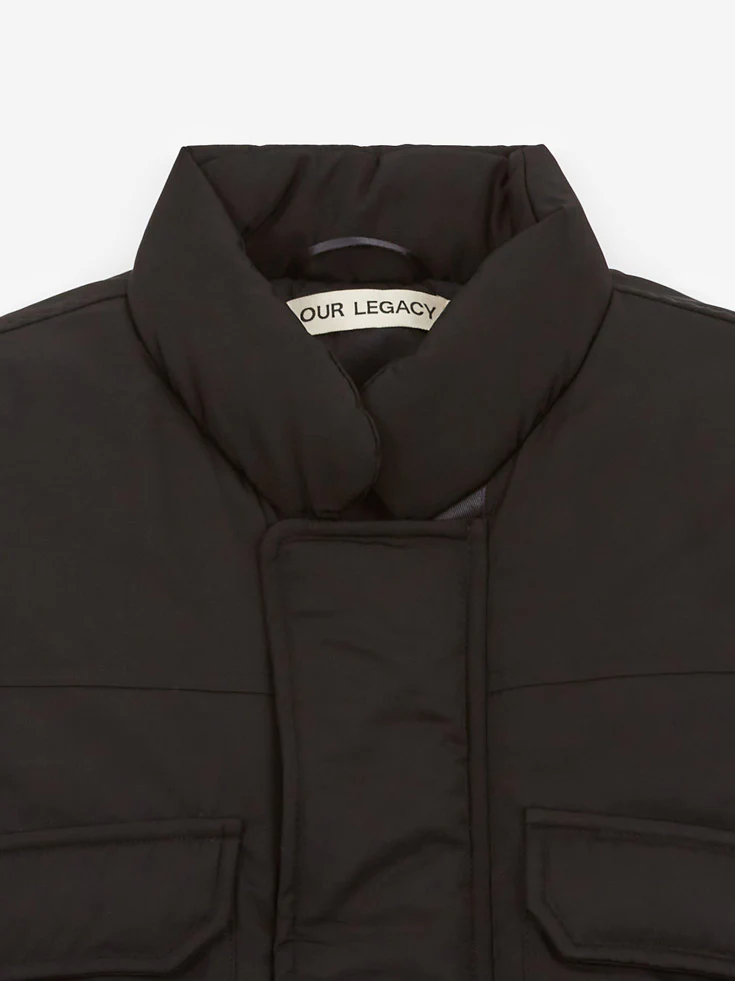 Our Legacy Papillon Vest - Black Drape Tech - Image 3