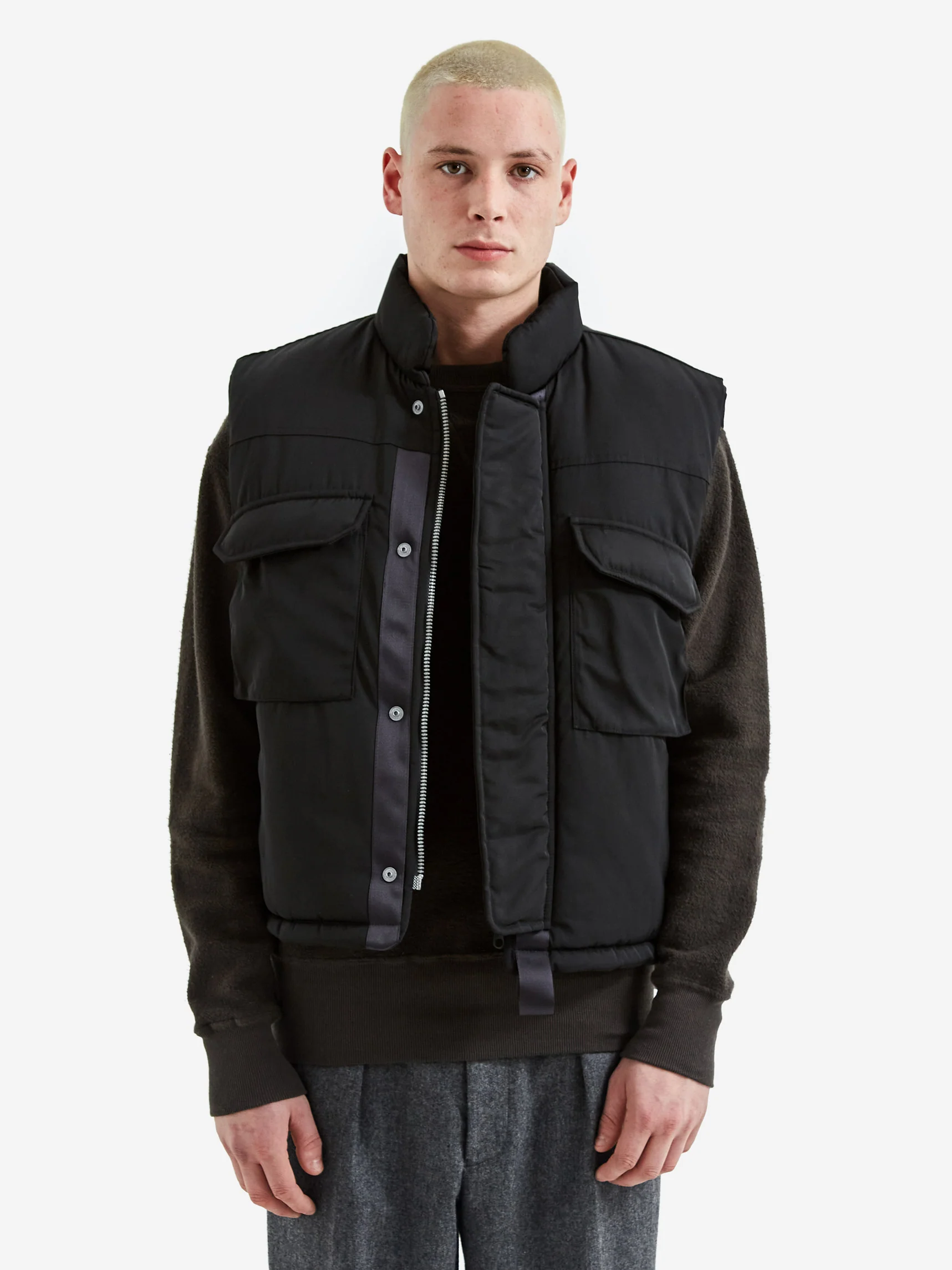 Our Legacy Papillon Vest - Black Drape Tech - Image 7