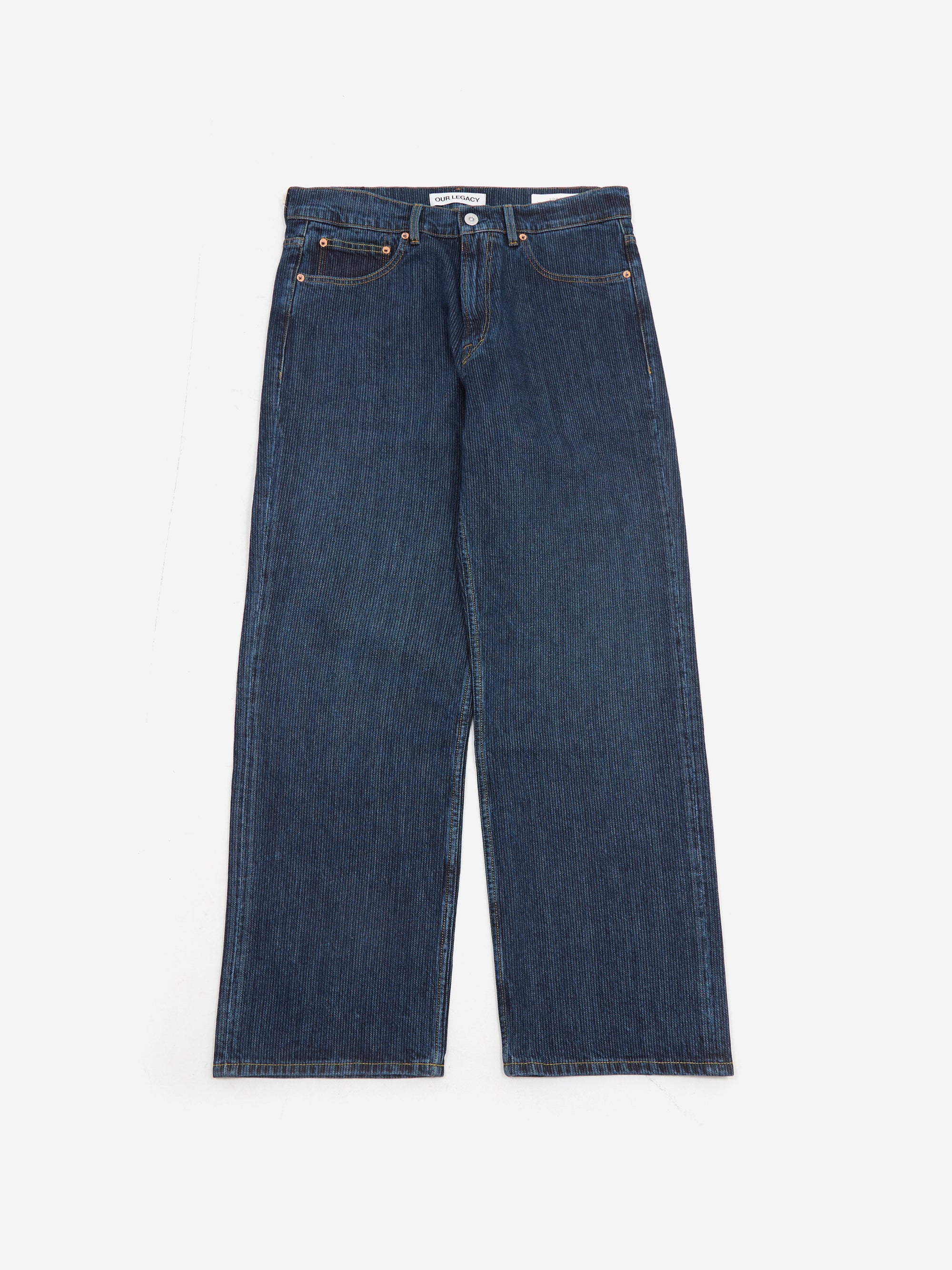 Our Legacy Third Cut - Deep Blue Chain Twill