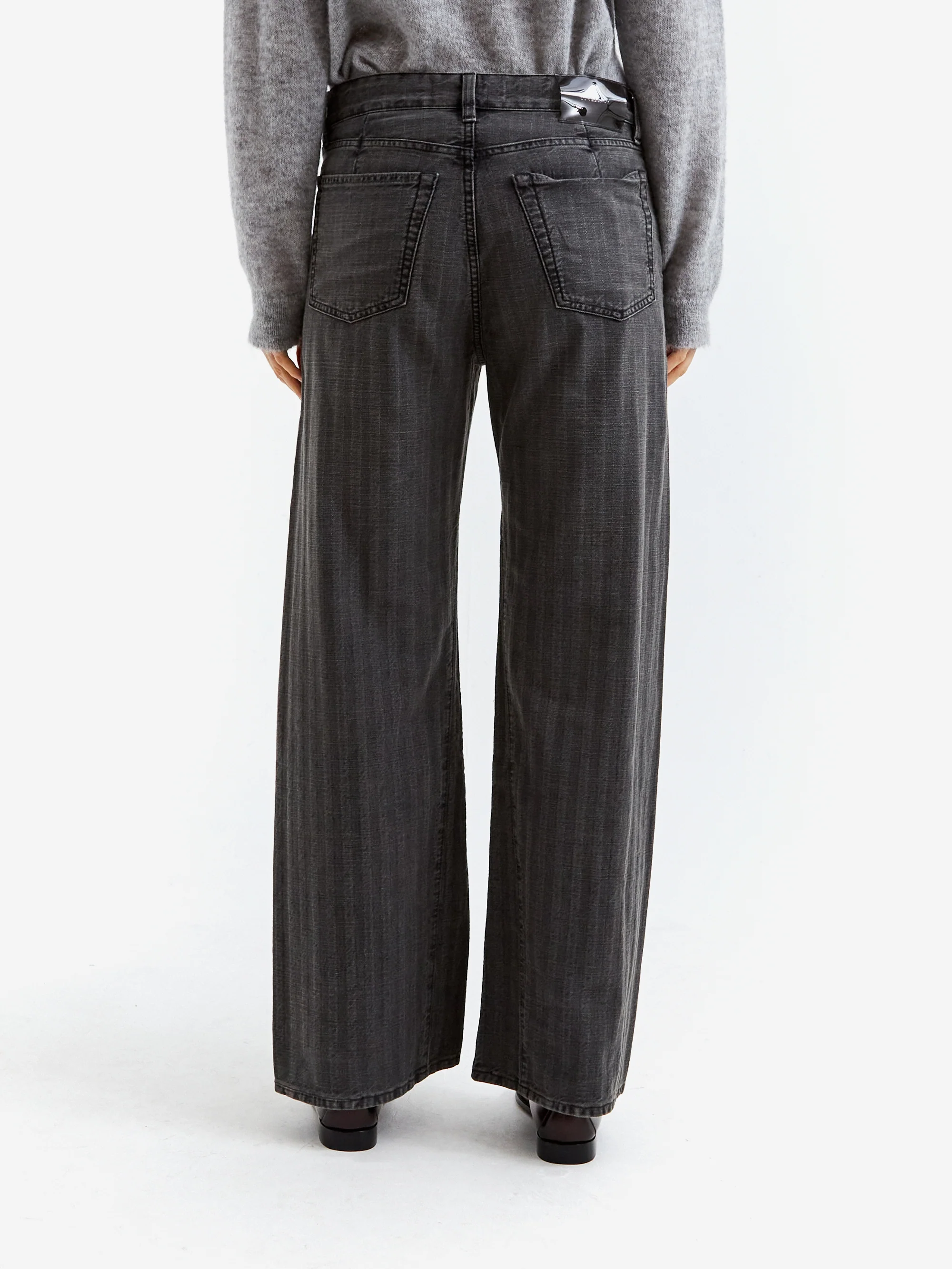 Our Legacy Treble Cut - Washed Grey Tornino Stripe - Image 3