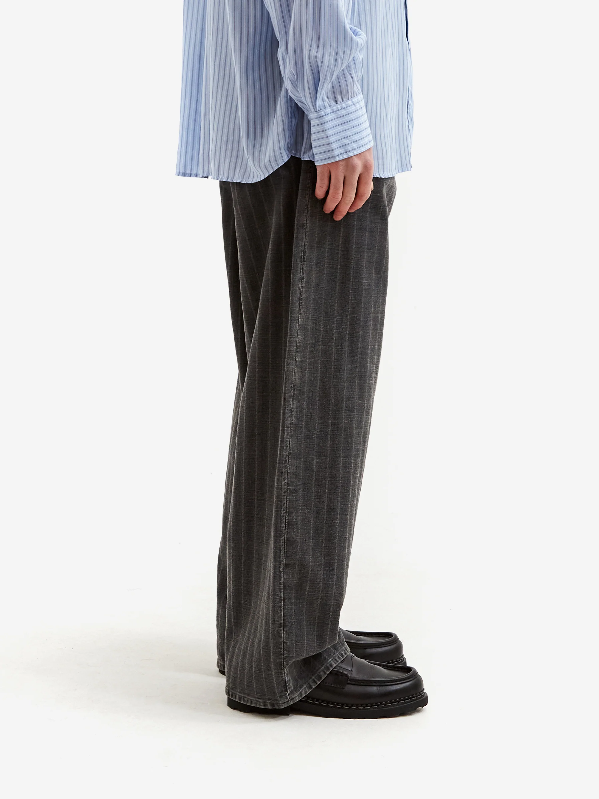 Our Legacy Vast Cut - Washed Grey Torino Stripe - Image 5