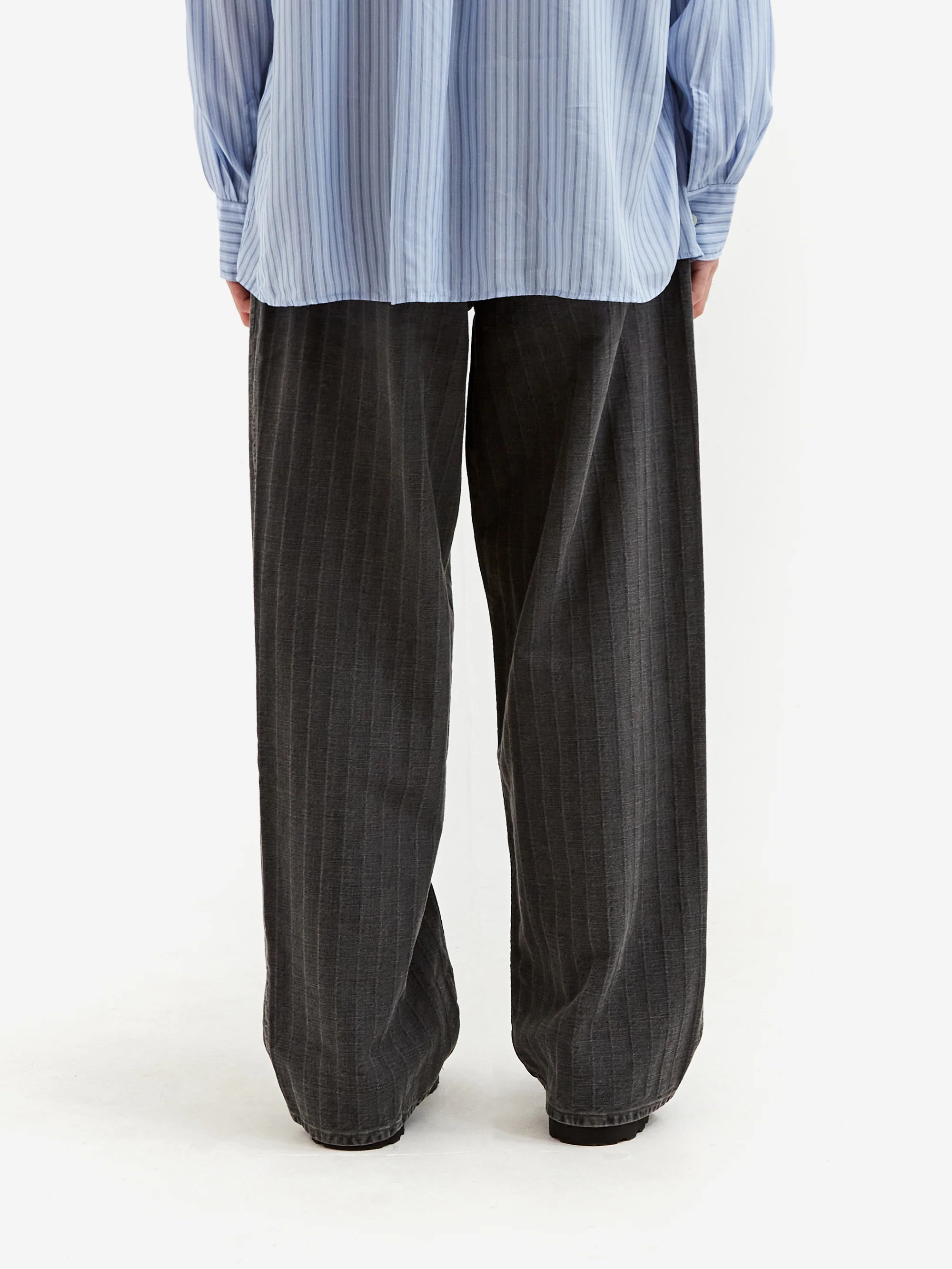 Our Legacy Vast Cut - Washed Grey Torino Stripe - Image 6
