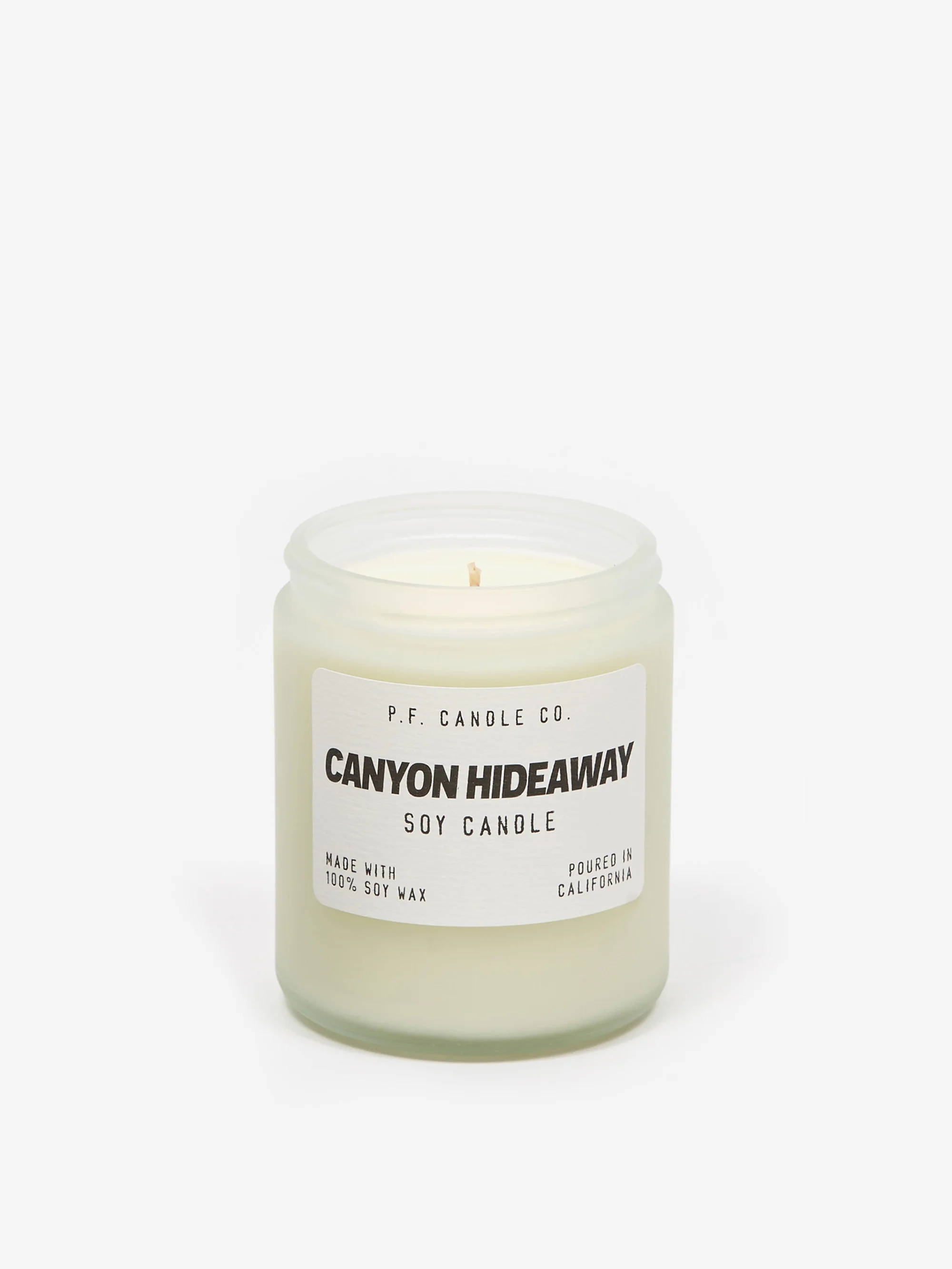 P.F. Candle Co. Caynon Hideaway Standard Jar Candle - Clear