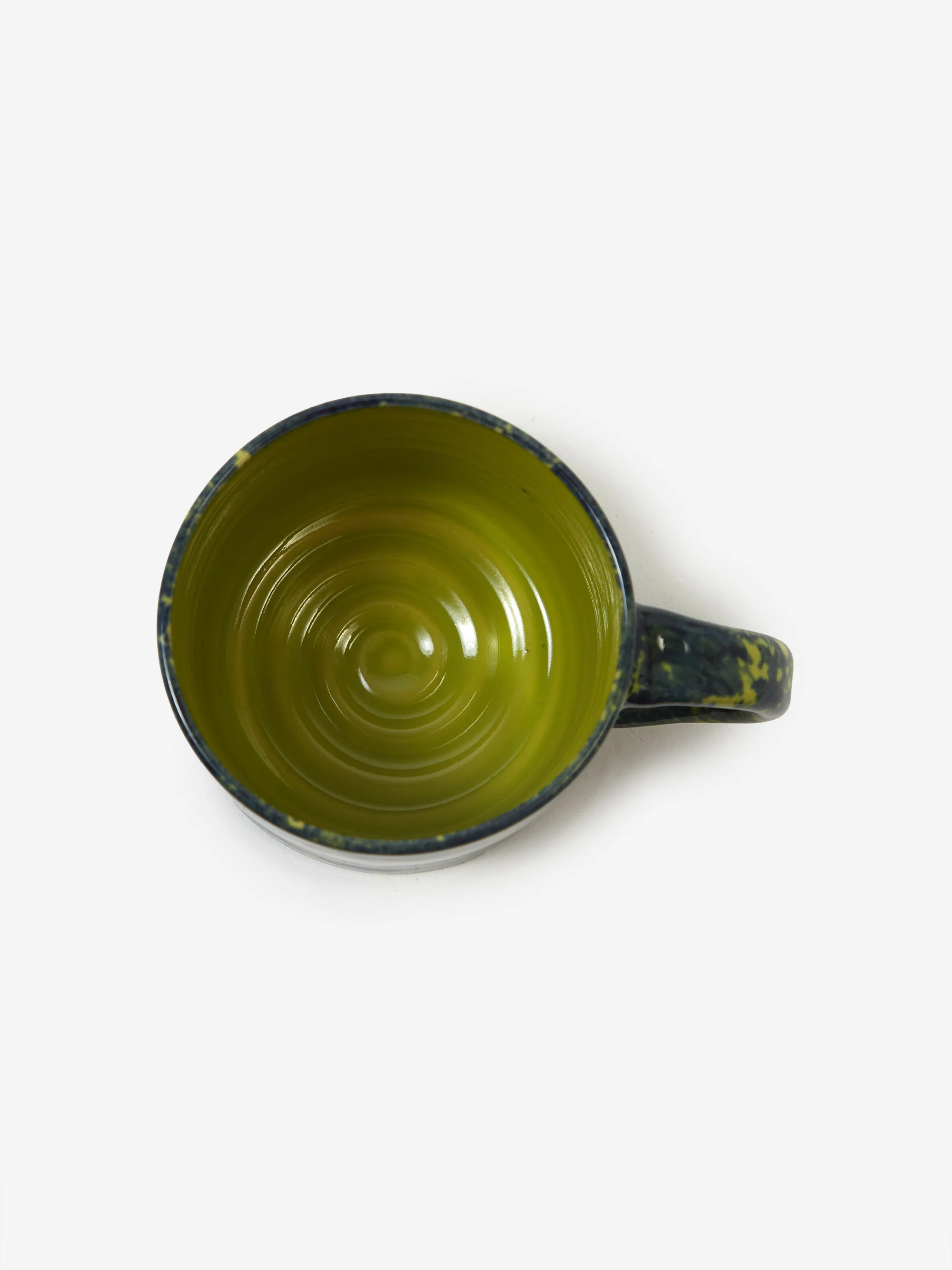 Paige Mitchell Cobalt Sponged Mug - Lime - Image 4