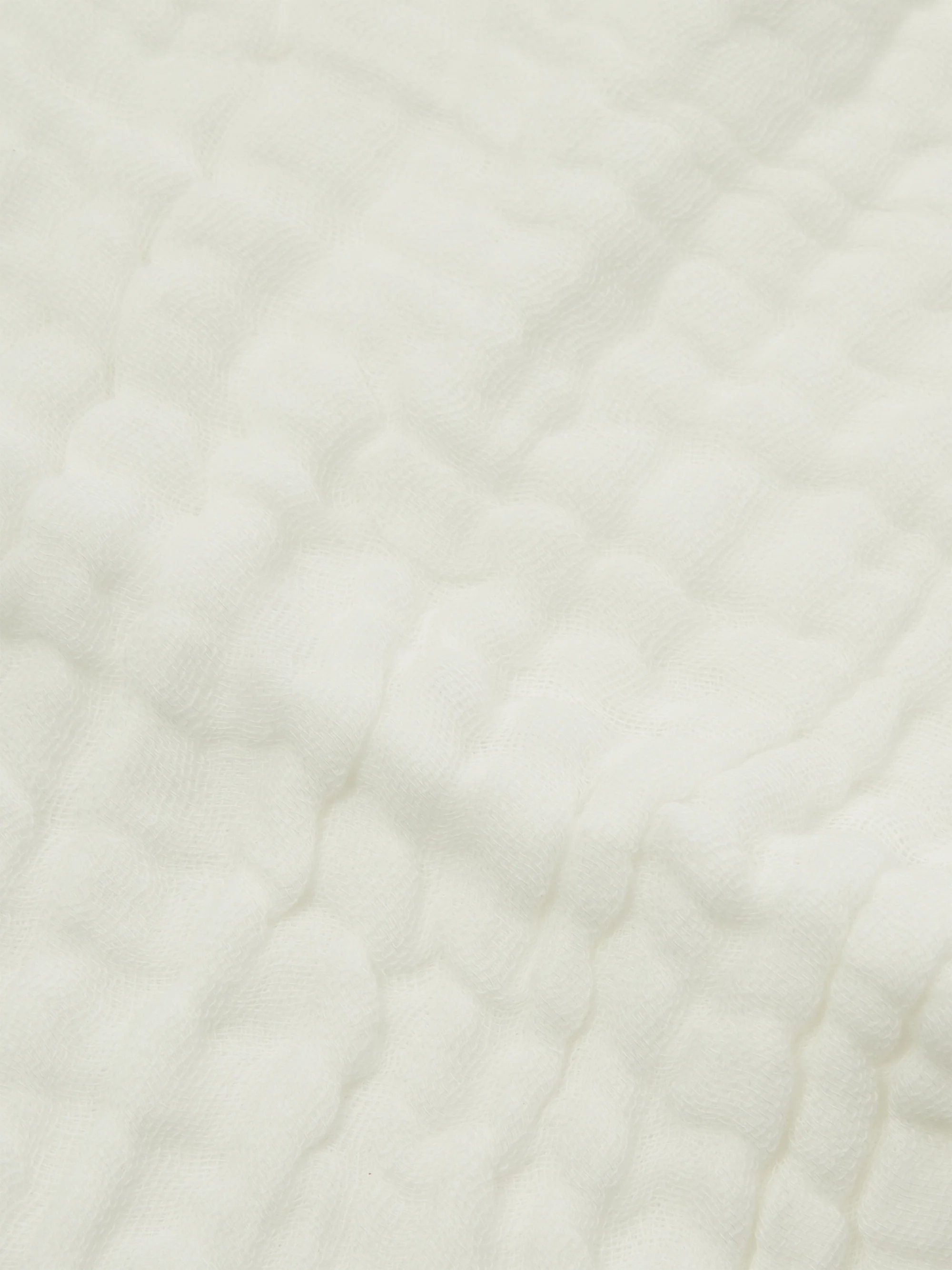 Palm Of Feronia Cotton Muslin Face Cloths - White - Image 4