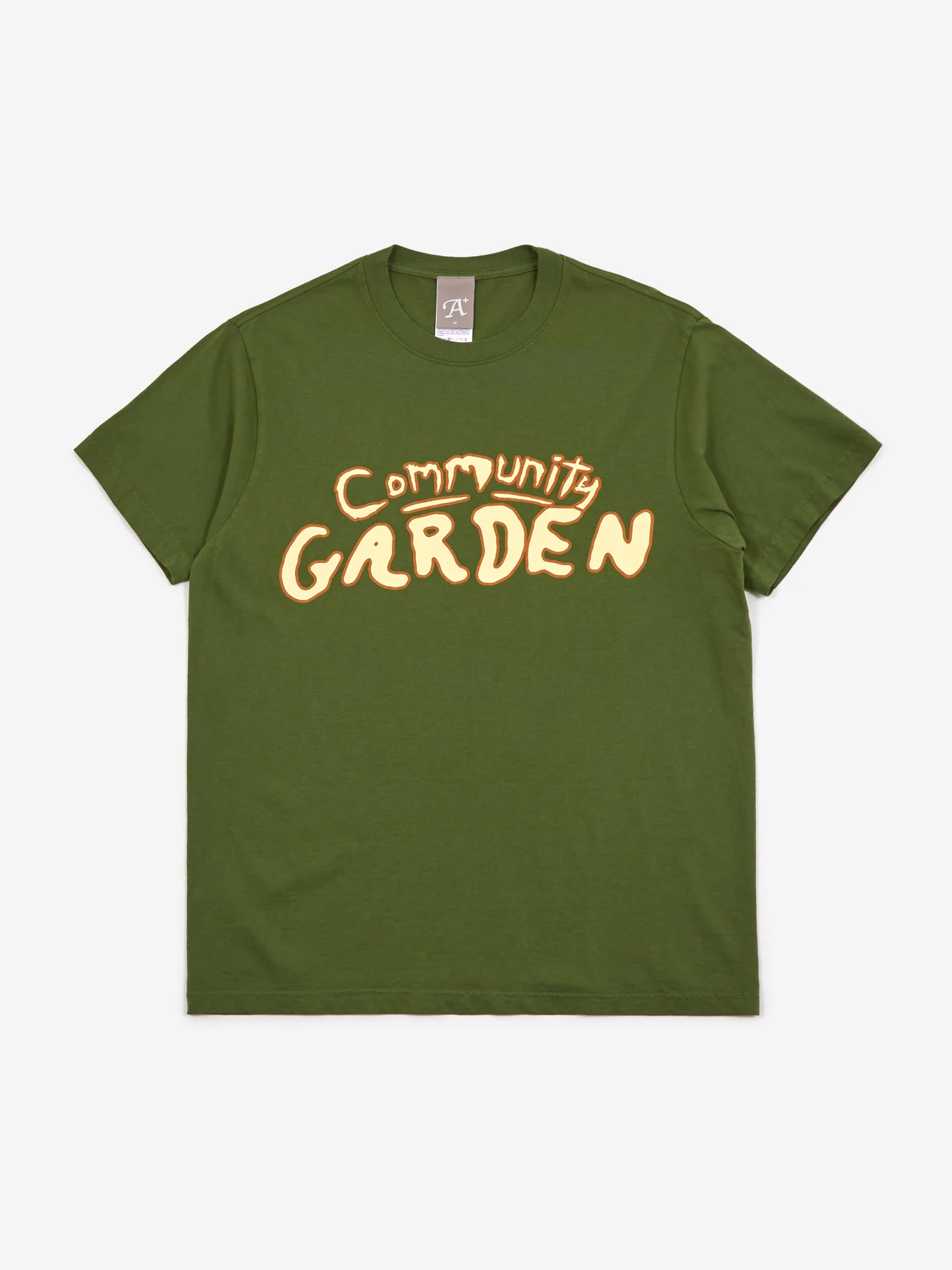 PAM A Positive Message Community Garden SS Tee - Kale