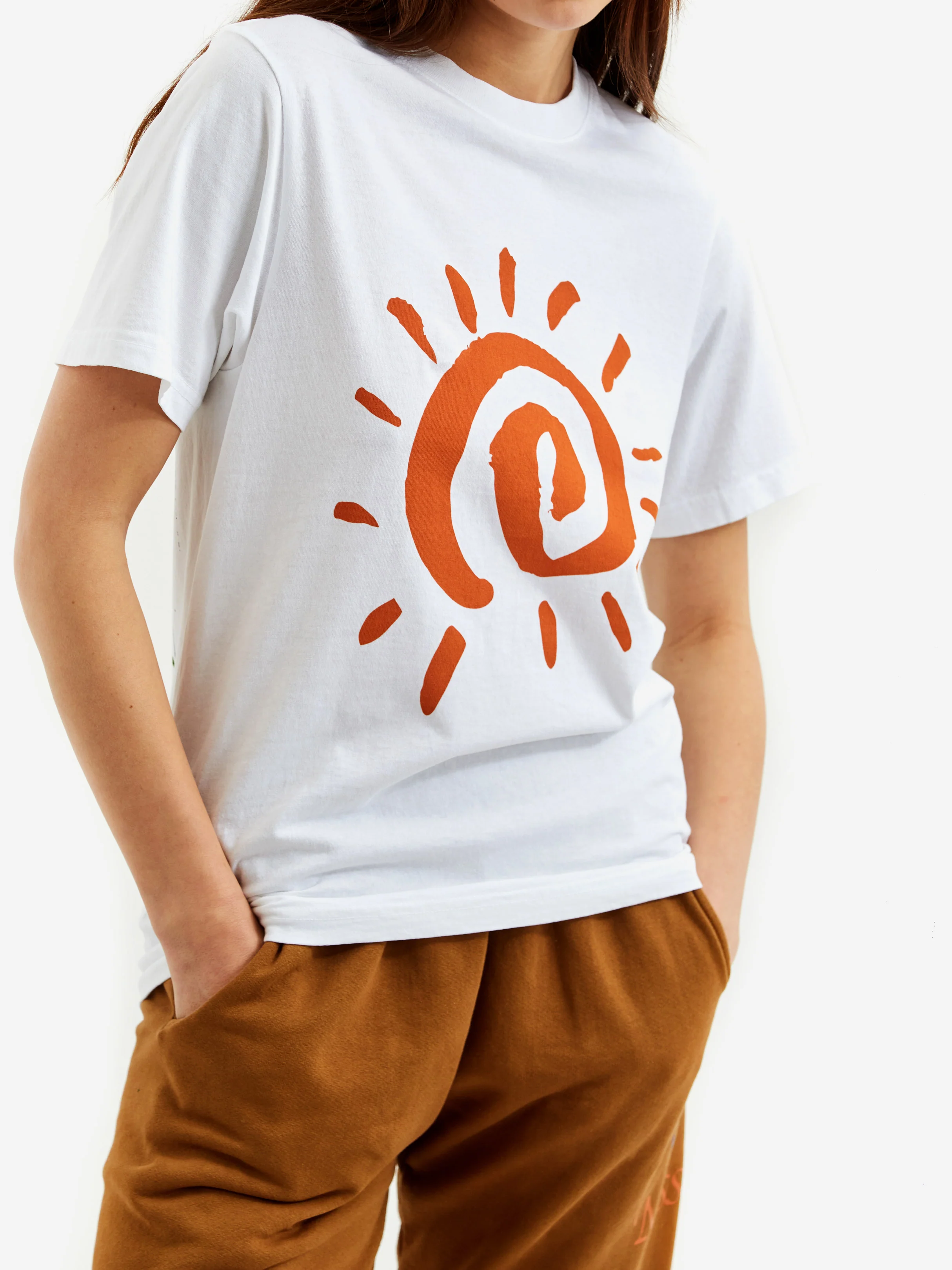 PAM A Positive Message Energy Sun SS Tee W - White - Image 4