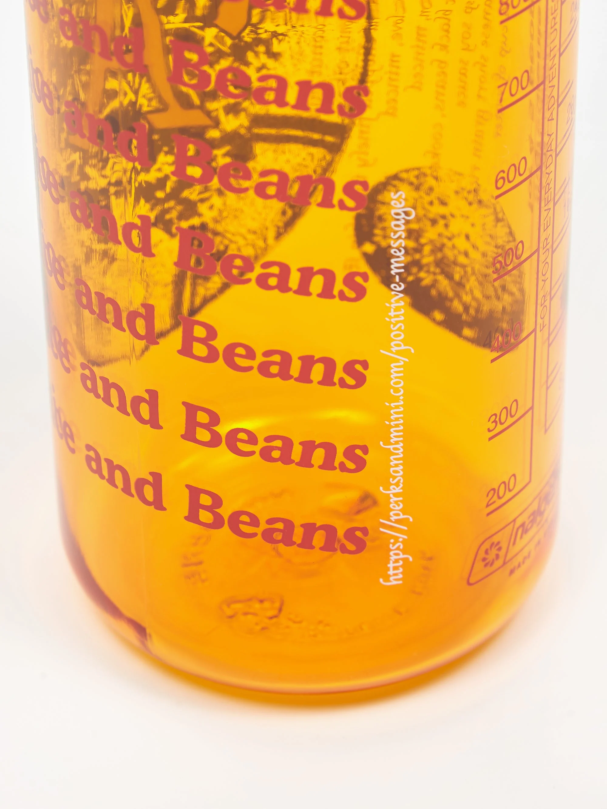 PAM A Positive Message Rice And Beans Nalgene Bottle 32oz - Orange