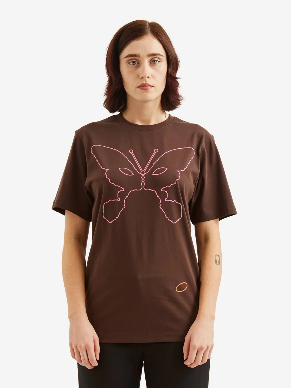 PAM Perks And Mini Butterfly Effect Shortsleeve Tee - Coffee
