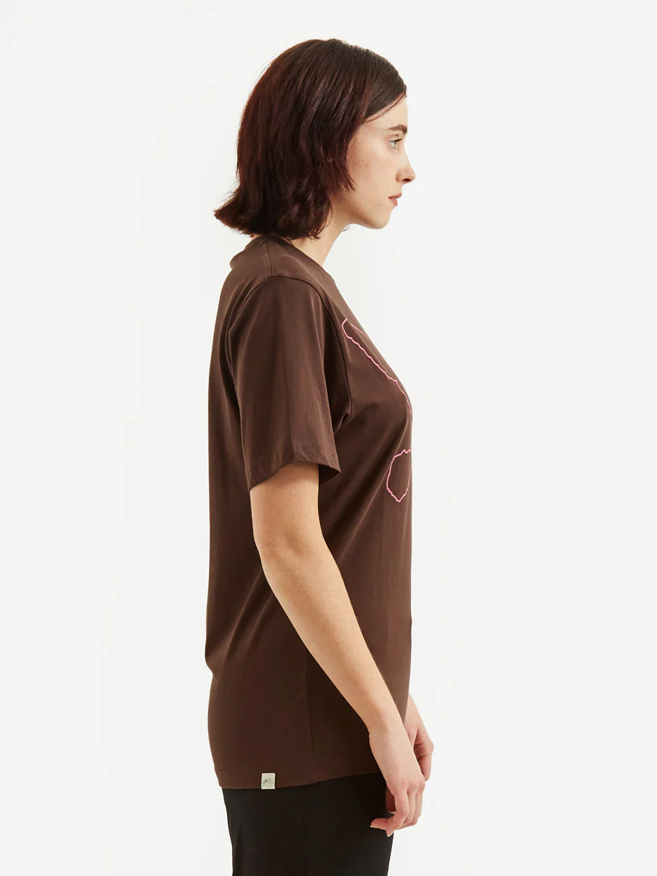 PAM Perks And Mini Butterfly Effect Shortsleeve Tee - Coffee - Image 2