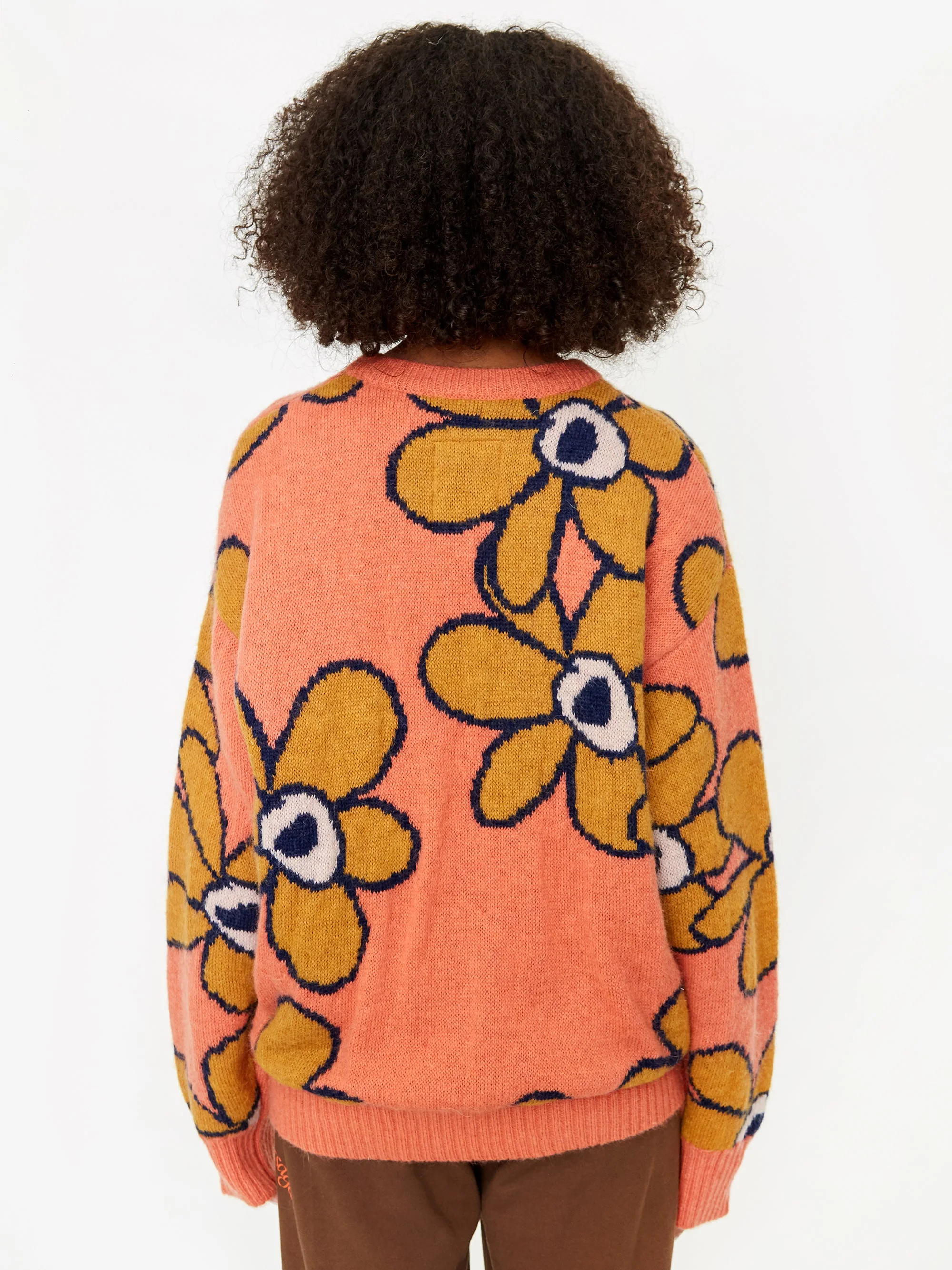 PAM Perks And Mini G.L. Octagon Knitted Mohair Jumper W - Persimmon - Image 5