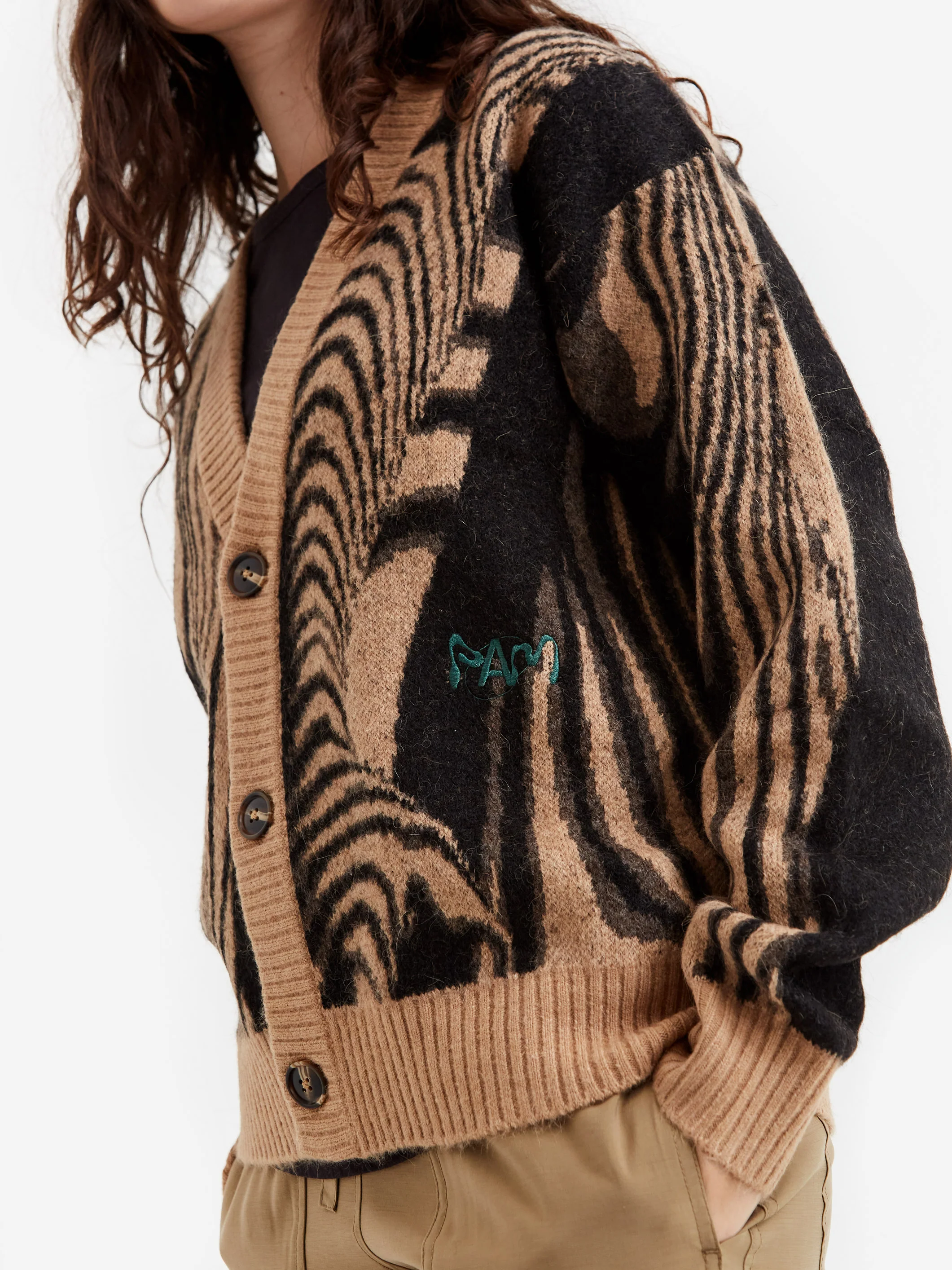 PAM Perks And Mini Moire Knit Cardigan - Moire - Image 4