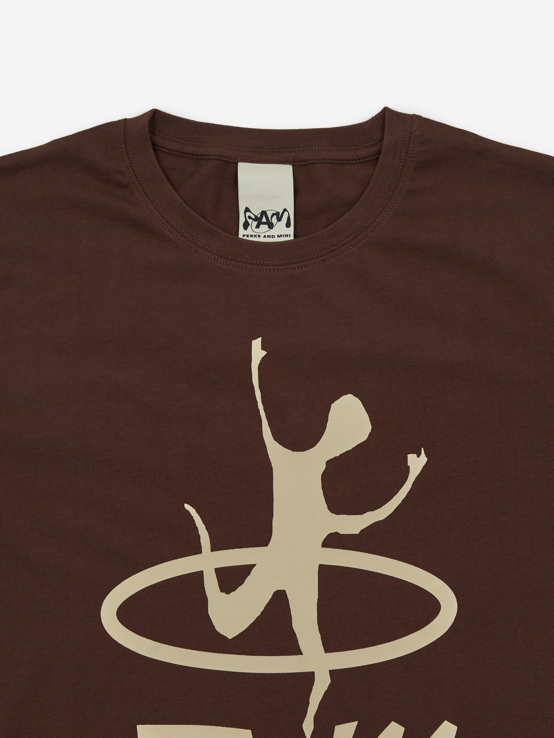 PAM Perks And Mini Nu Disc Shortsleeve Tee - Coffee - Image 3