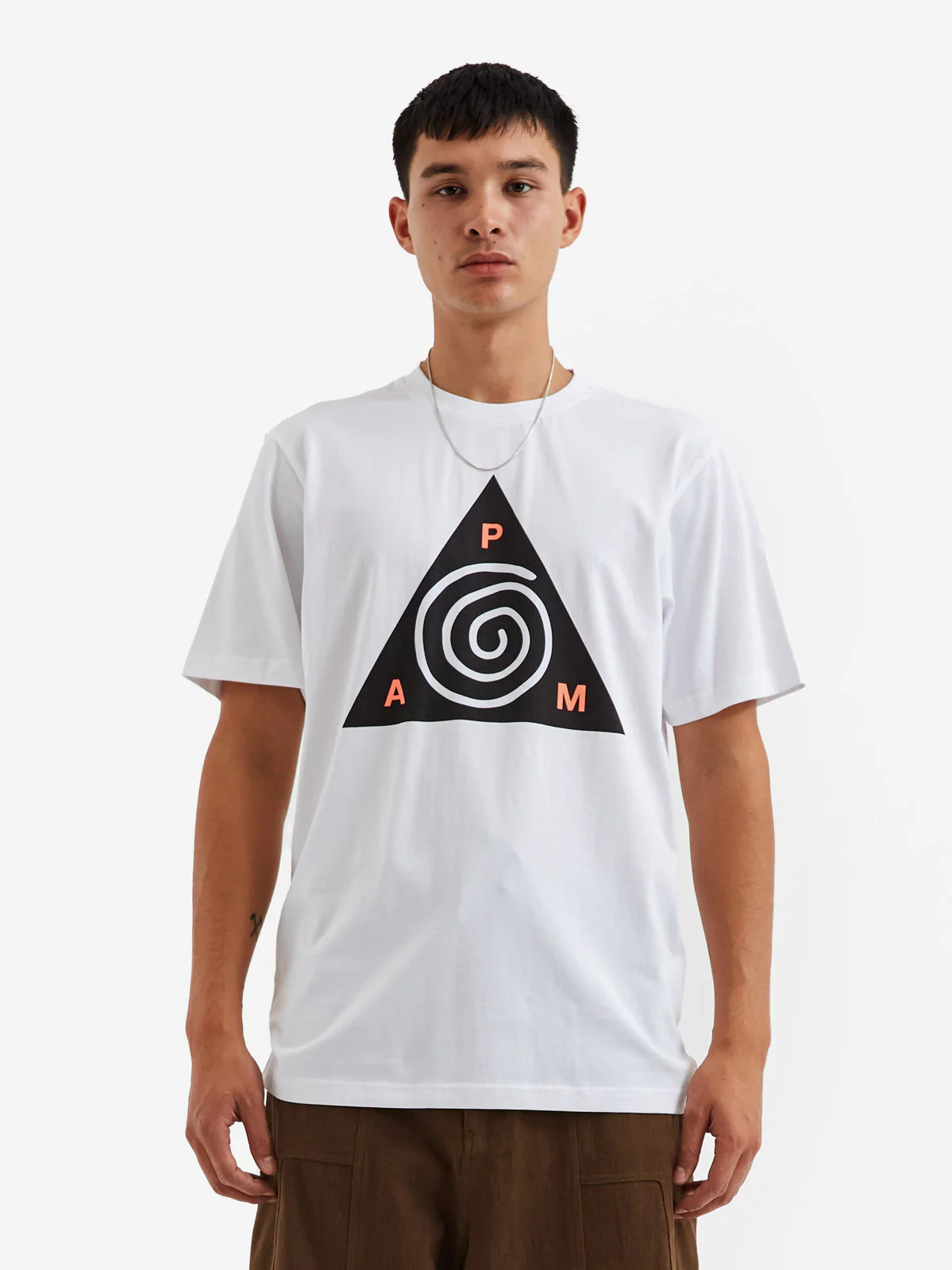 PAM Perks And Mini Spiral Shortsleeve Tee - White - Image 4