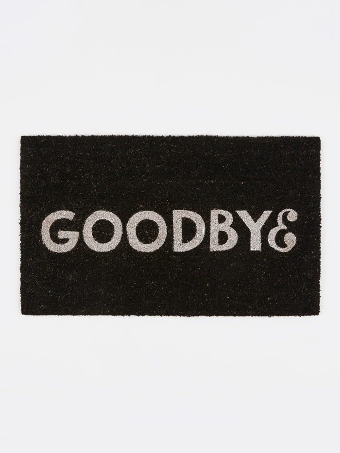 Parra Goodbye Doormat - Black - Image 2