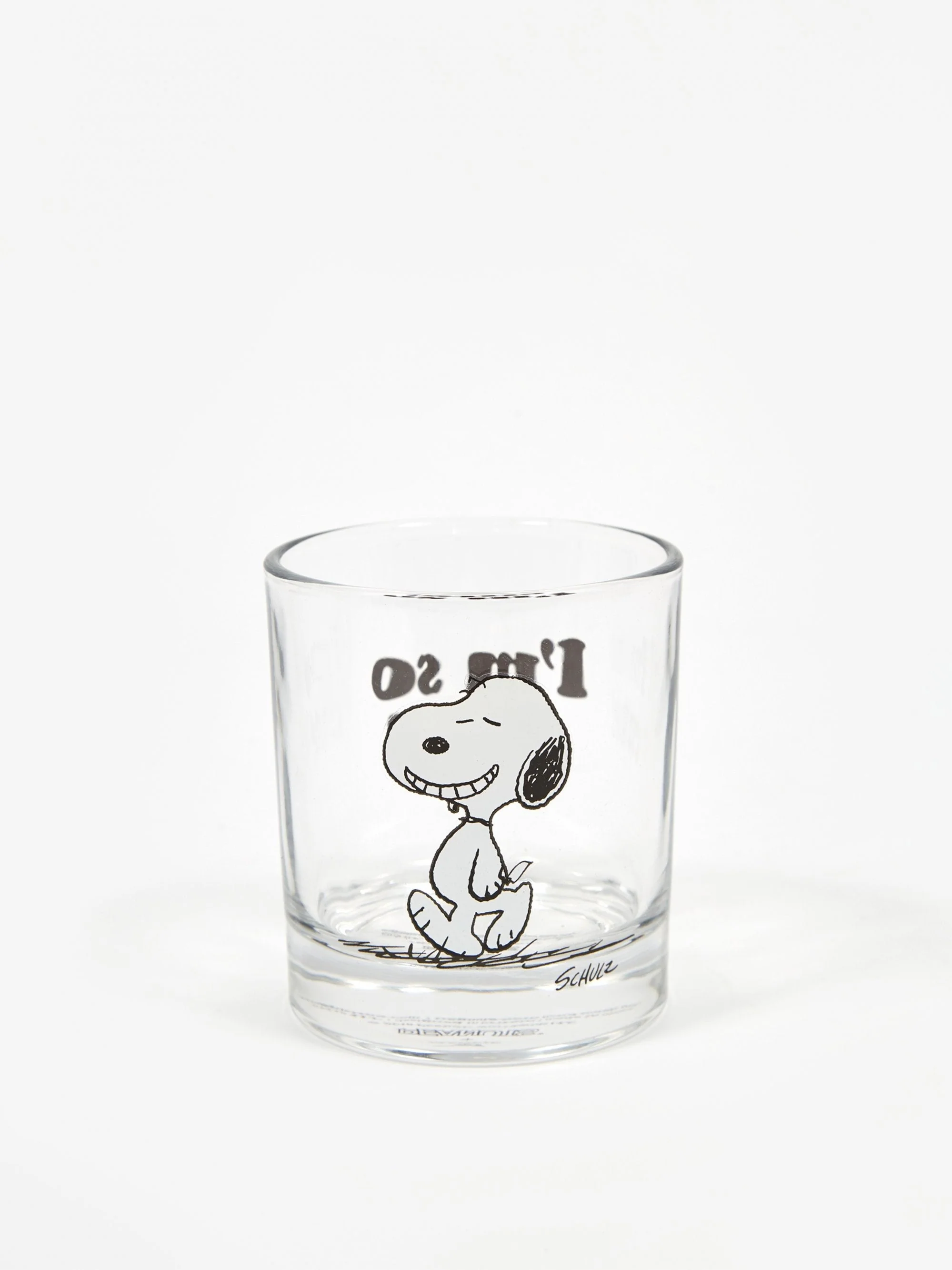 Peanuts Glass Cup - Cute - 9cmx8.2cm - Image 2